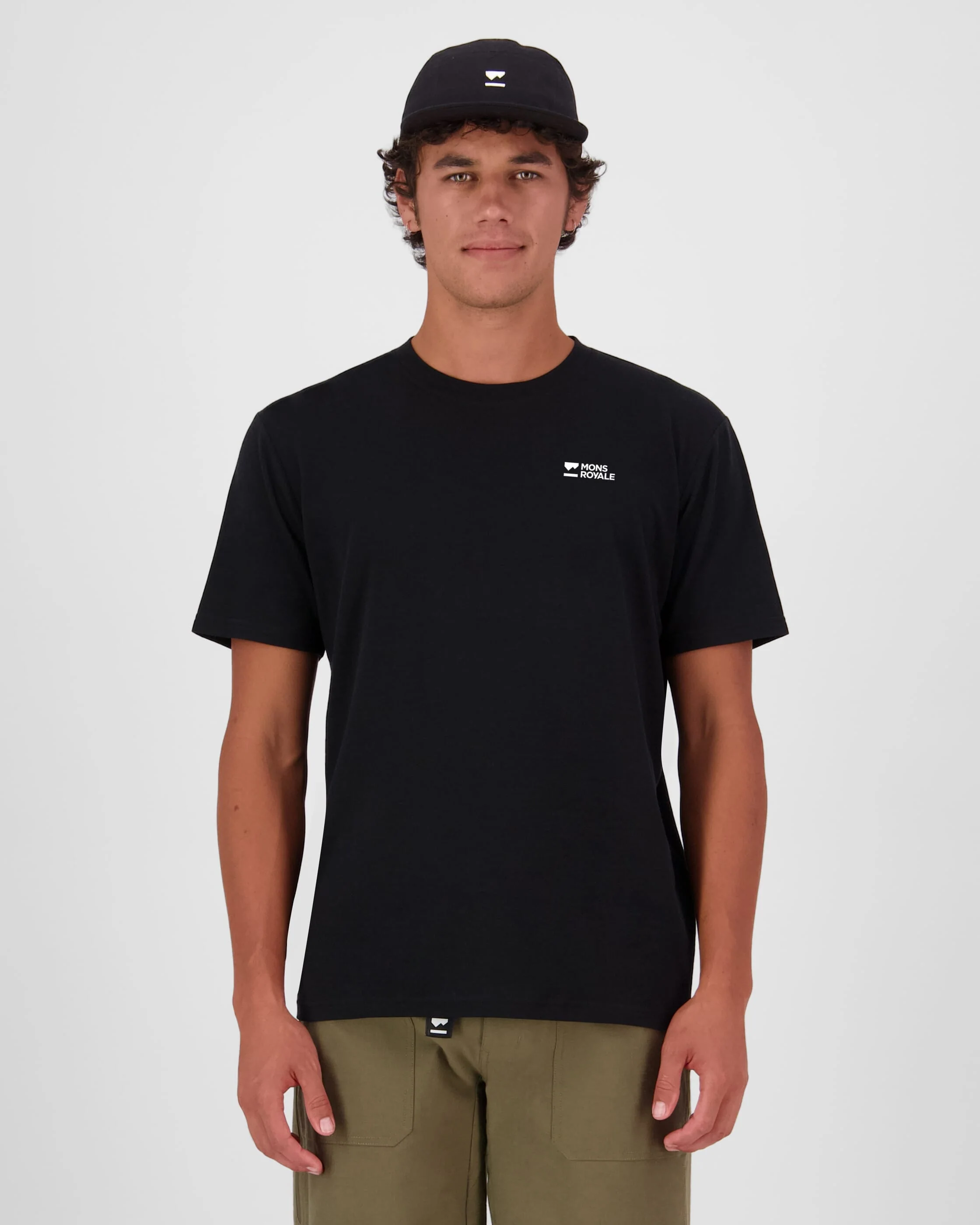 Icon Merino T-Shirt - Black | Men's T-Shirt