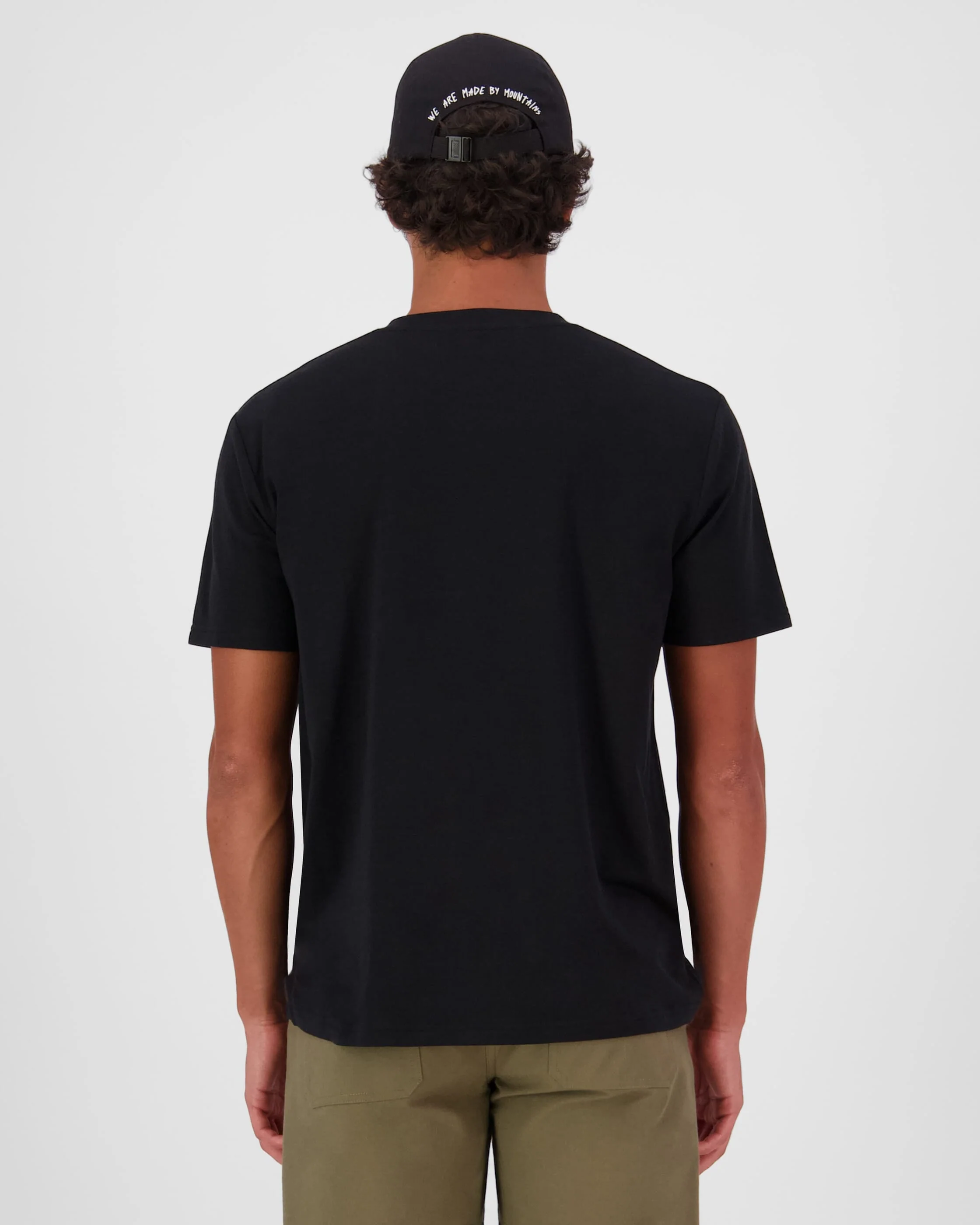 Icon Merino T-Shirt - Black | Men's T-Shirt - Image 2