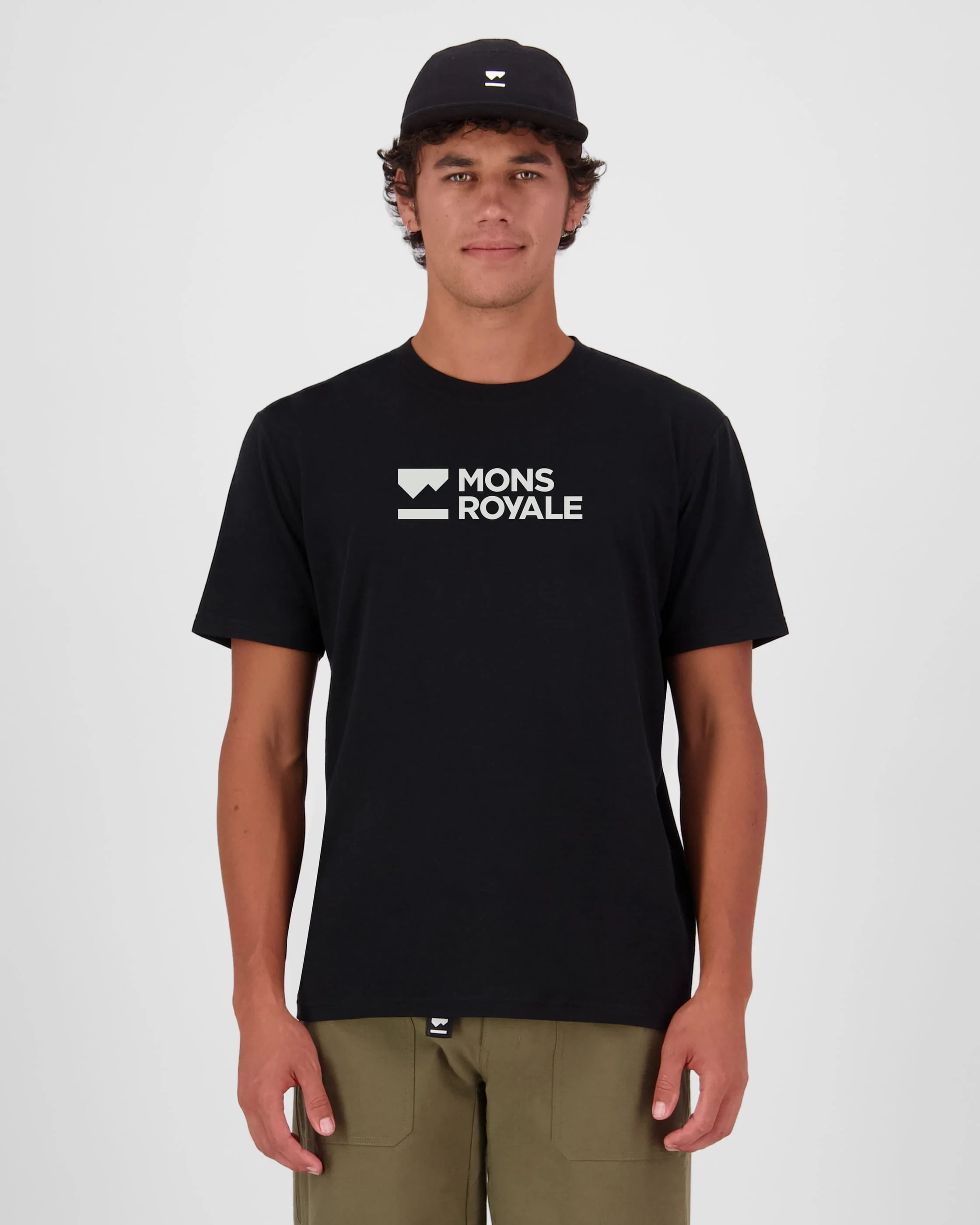 Icon Merino T-Shirt - Black | Men's T-Shirt - Image 3
