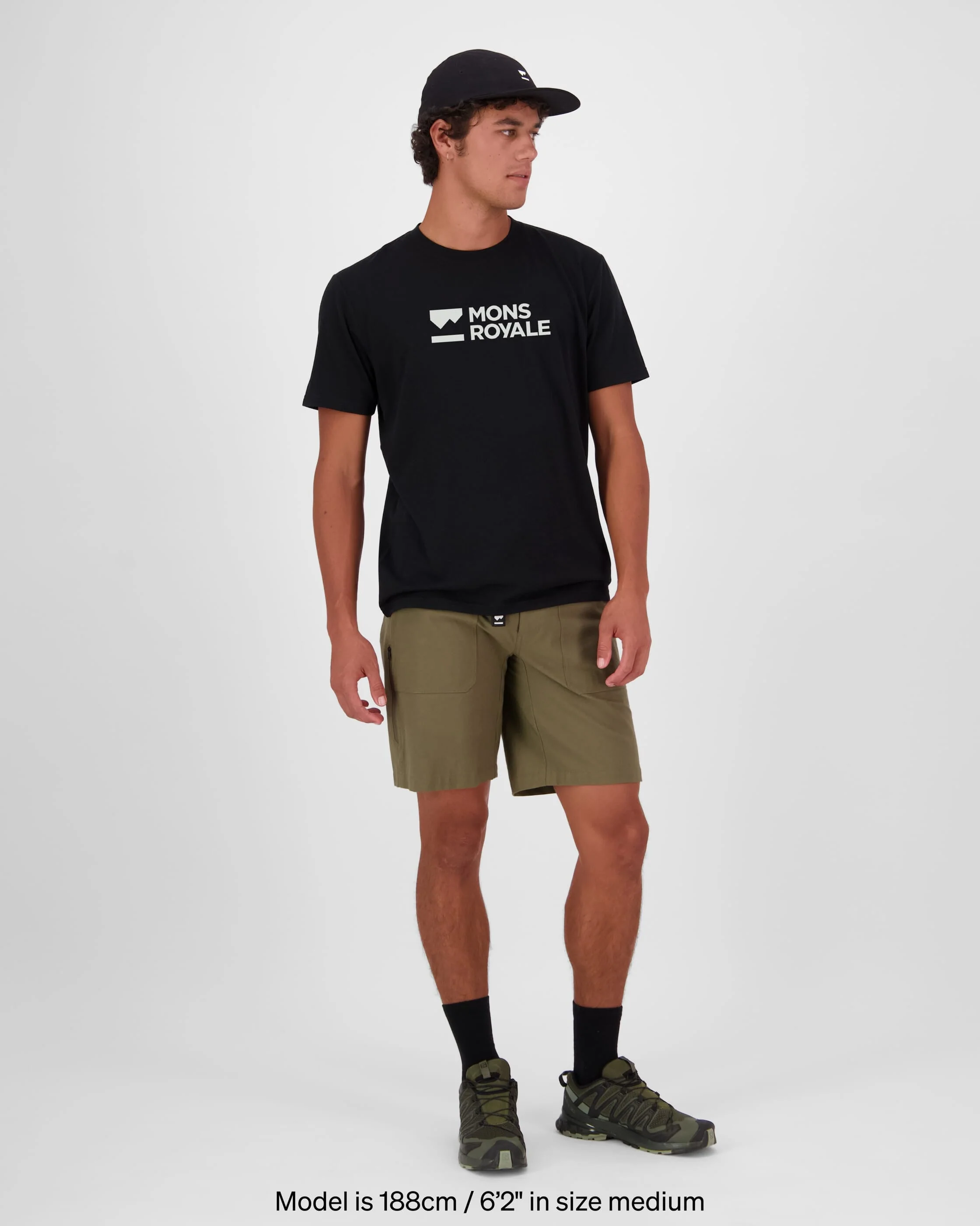Icon Merino T-Shirt - Black | Men's T-Shirt - Image 4