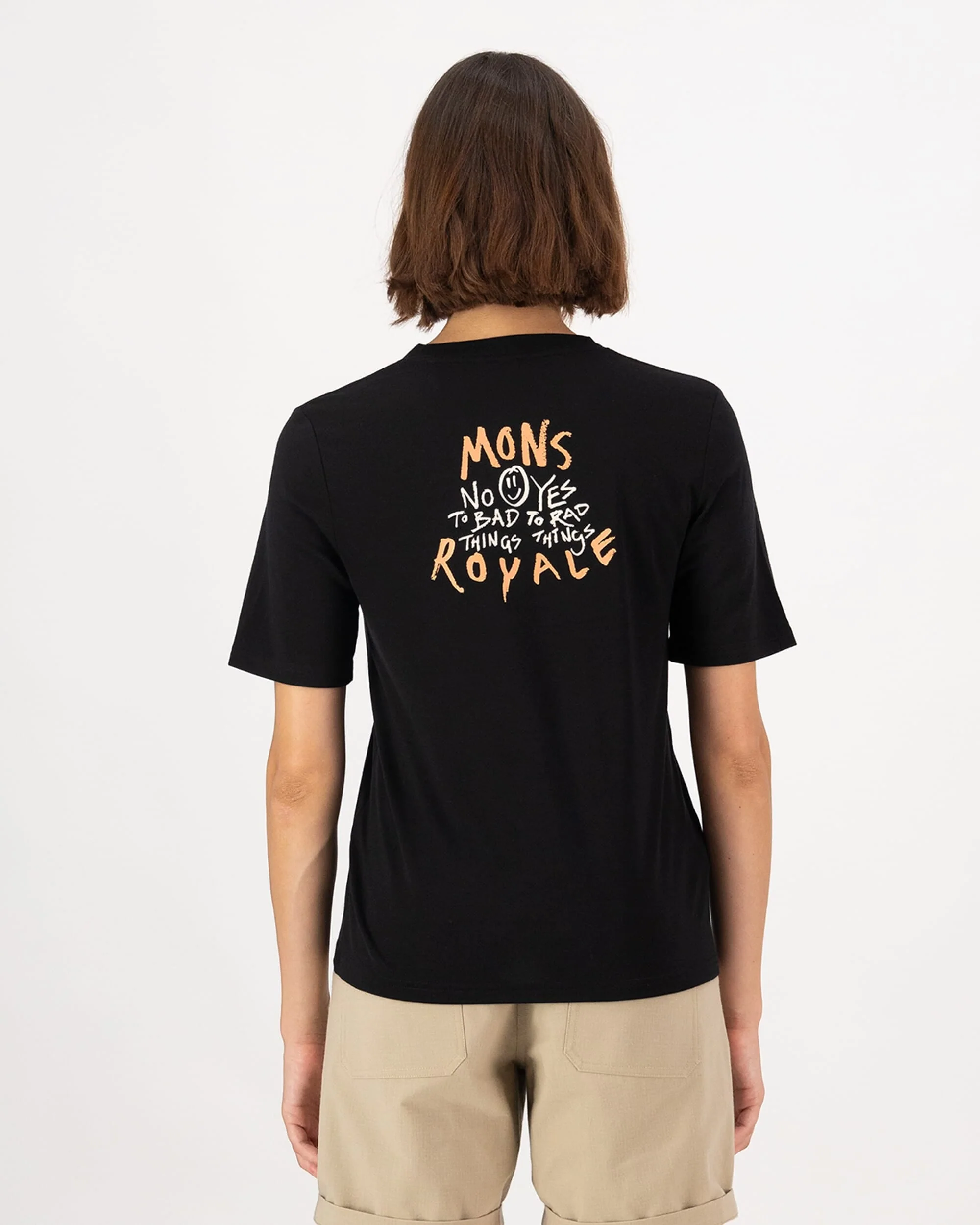 Icon Merino T-Shirt - Black - Image 2