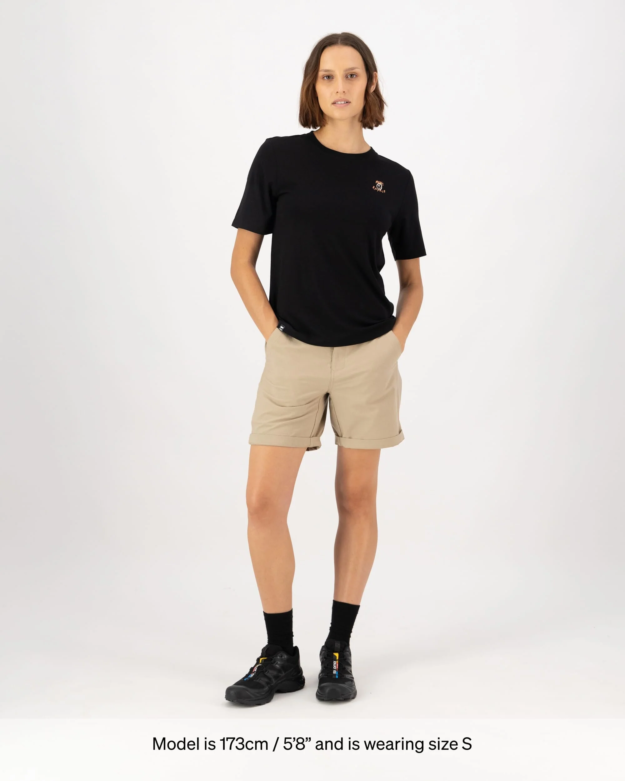 Icon Merino T-Shirt - Black - Image 3