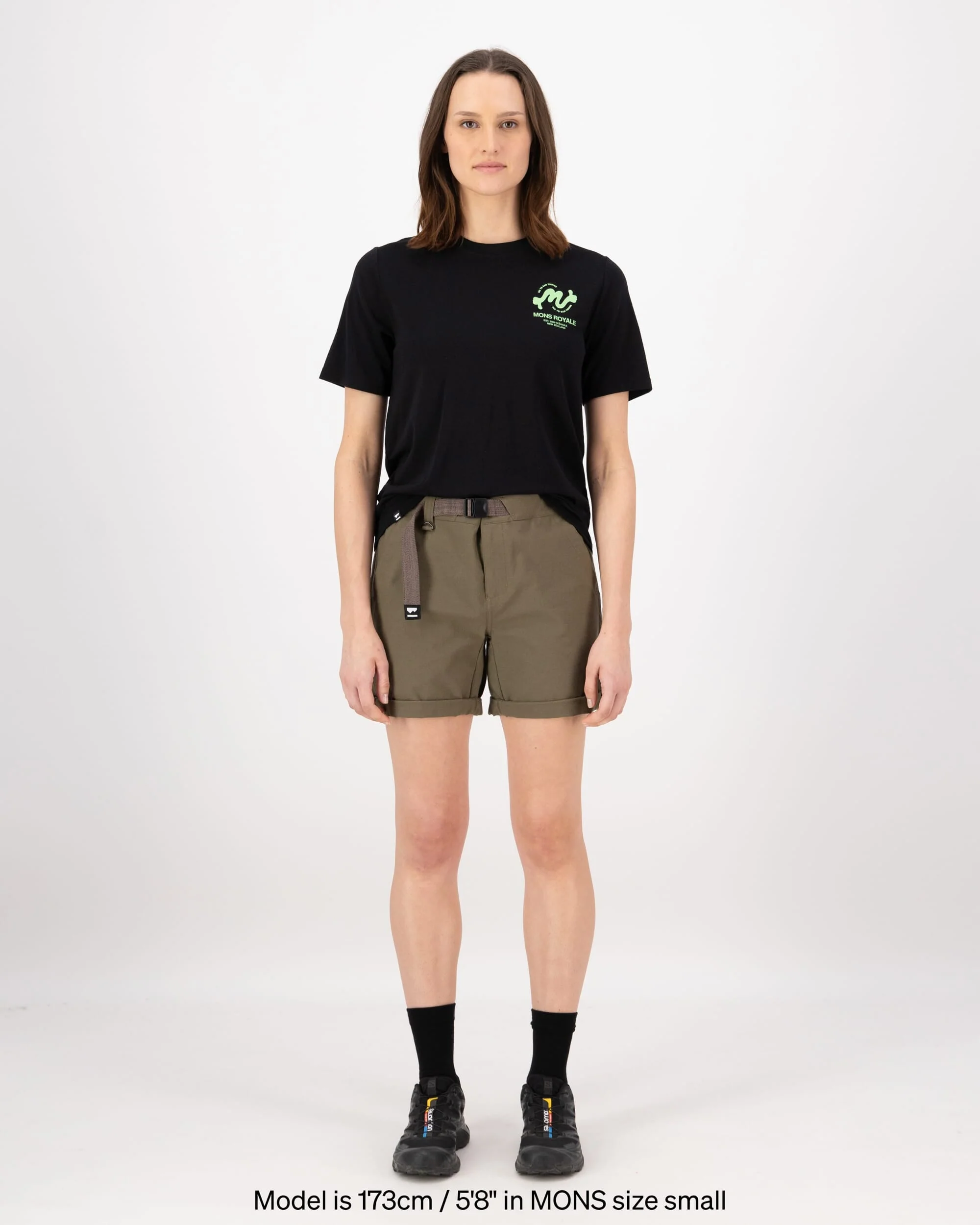 Icon Merino T-Shirt - Black | Women's T-Shirt - Image 4