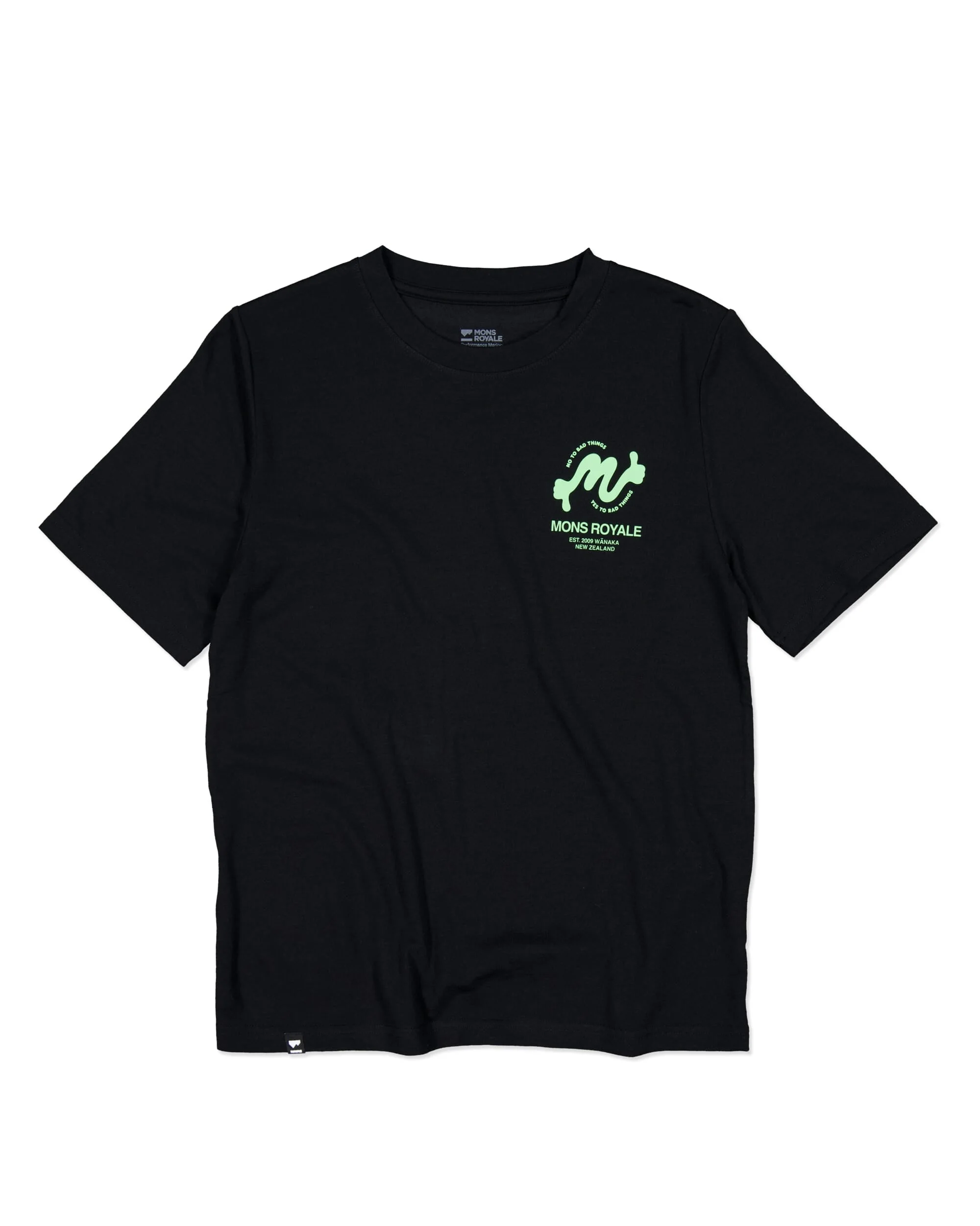 Icon Merino T-Shirt - Black | Women's T-Shirt - Image 5