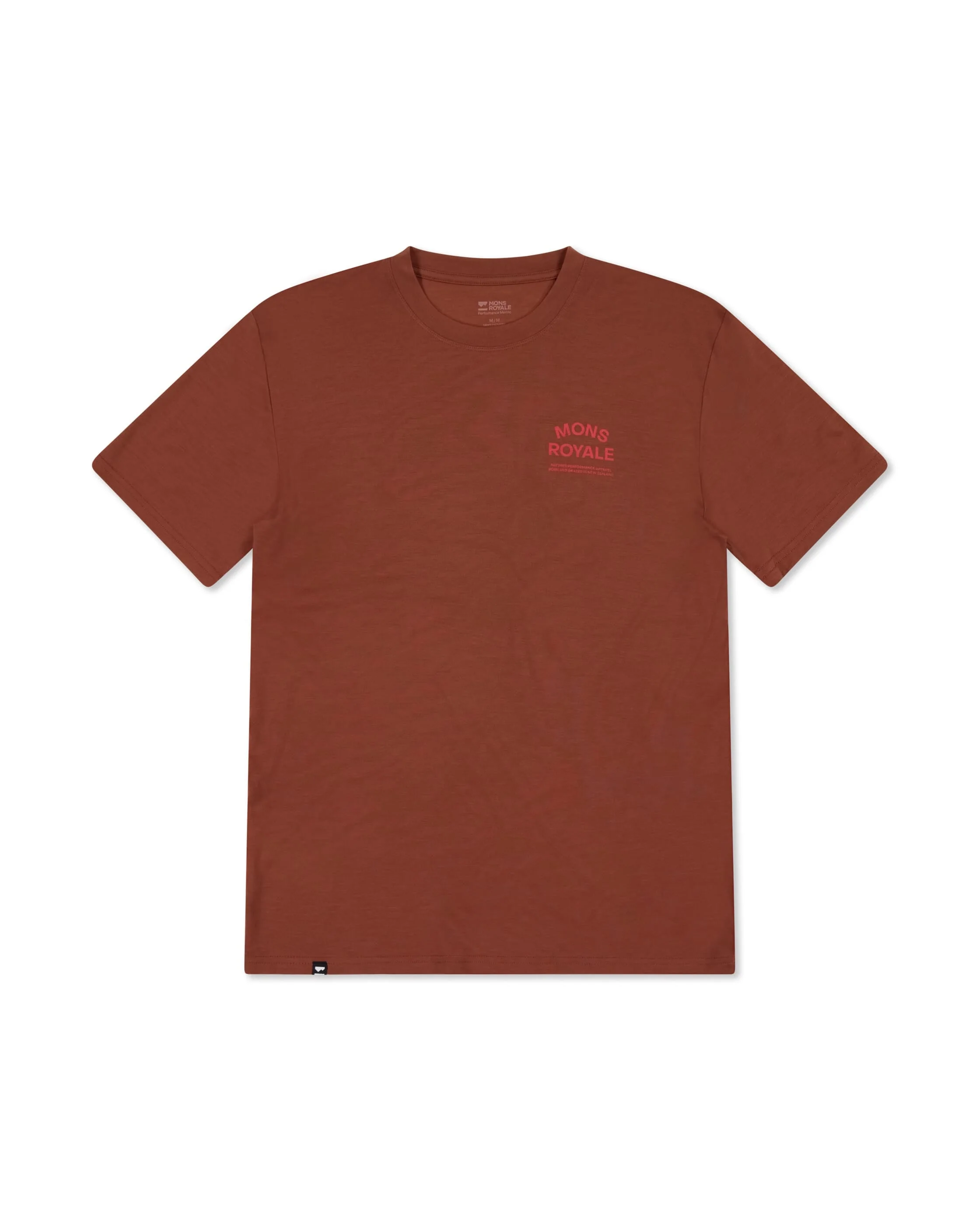Icon Merino T-Shirt - Cinnamon | Men's T-Shirt - Image 4