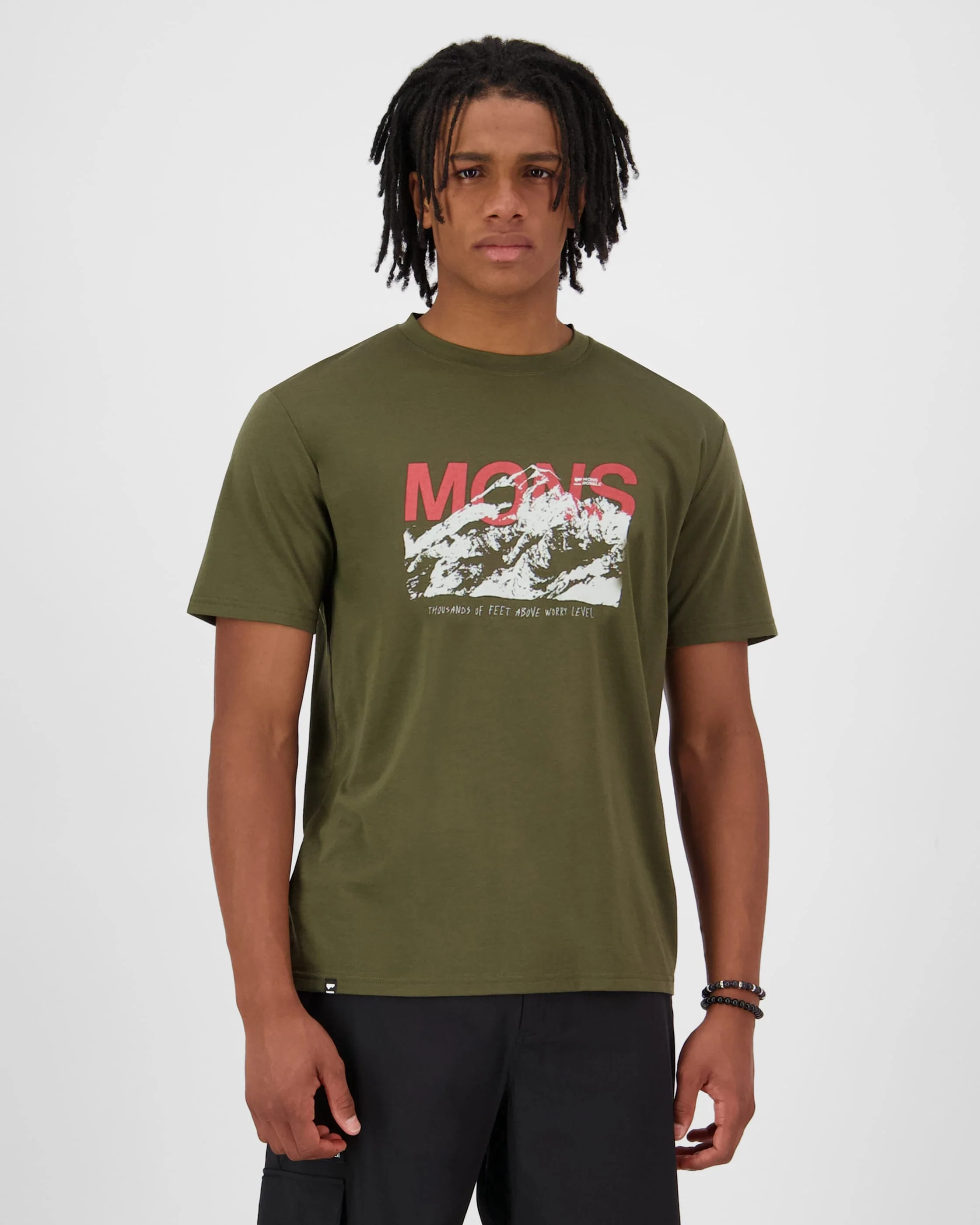 Icon Merino T-Shirt - Dark Olive | Men's T-Shirt