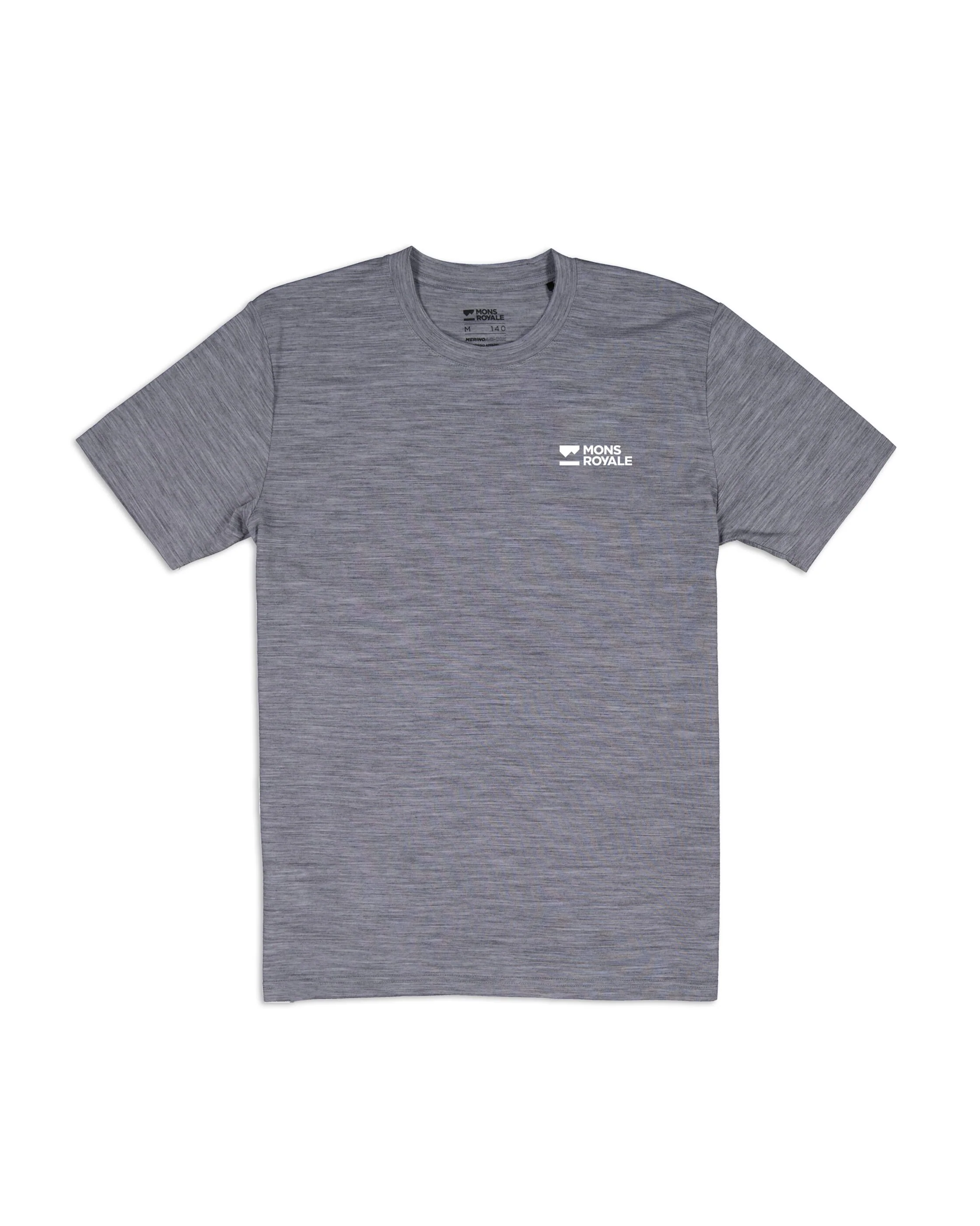 Icon Merino T-Shirt - Grey Heather | Men's T-Shirt - Image 4
