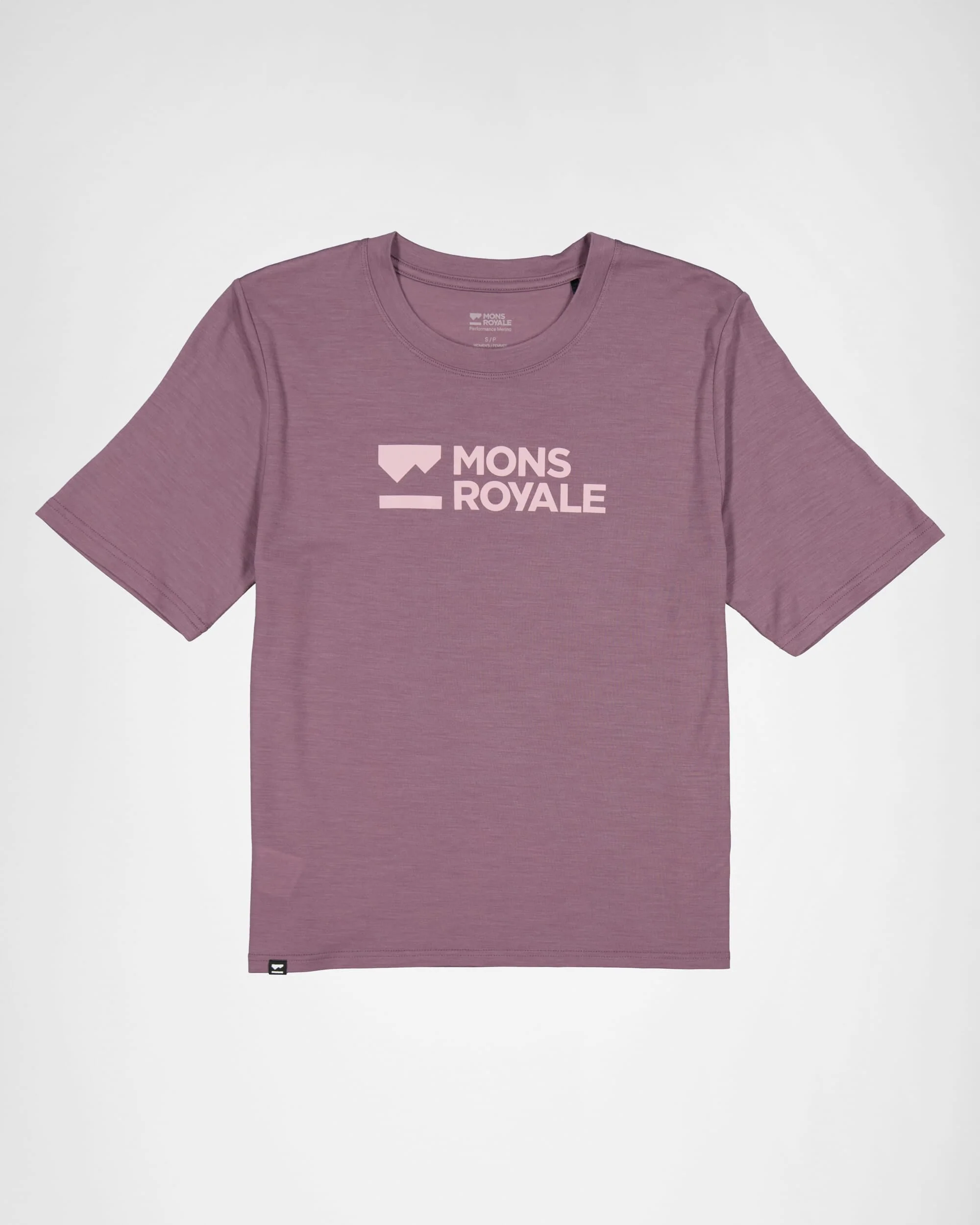 Icon Merino T-Shirt - Mauve - Image 3
