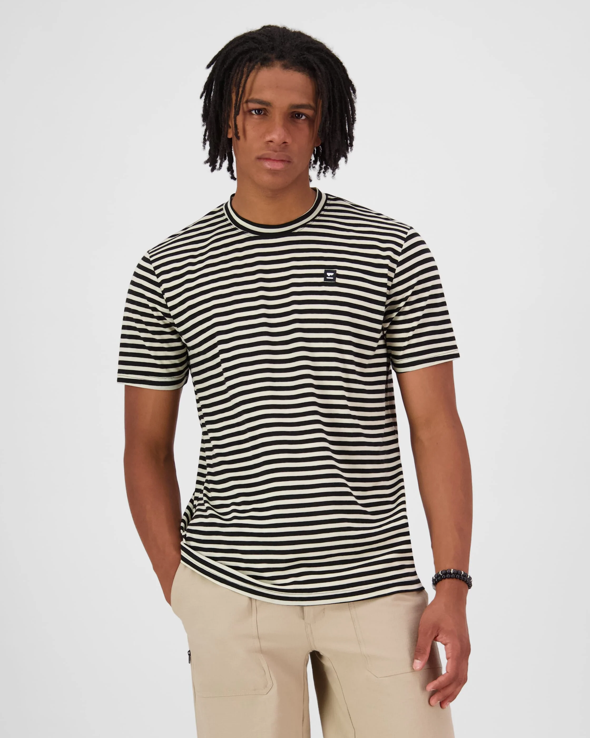 Icon Merino T-Shirt - Stripe | Men's T-Shirt
