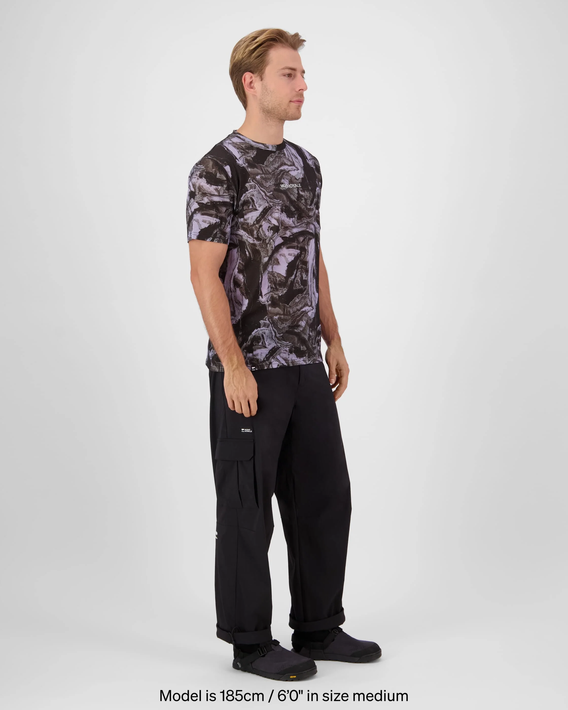 Icon Merino T-Shirt - Rock Camo | Men's T-Shirt - Image 3