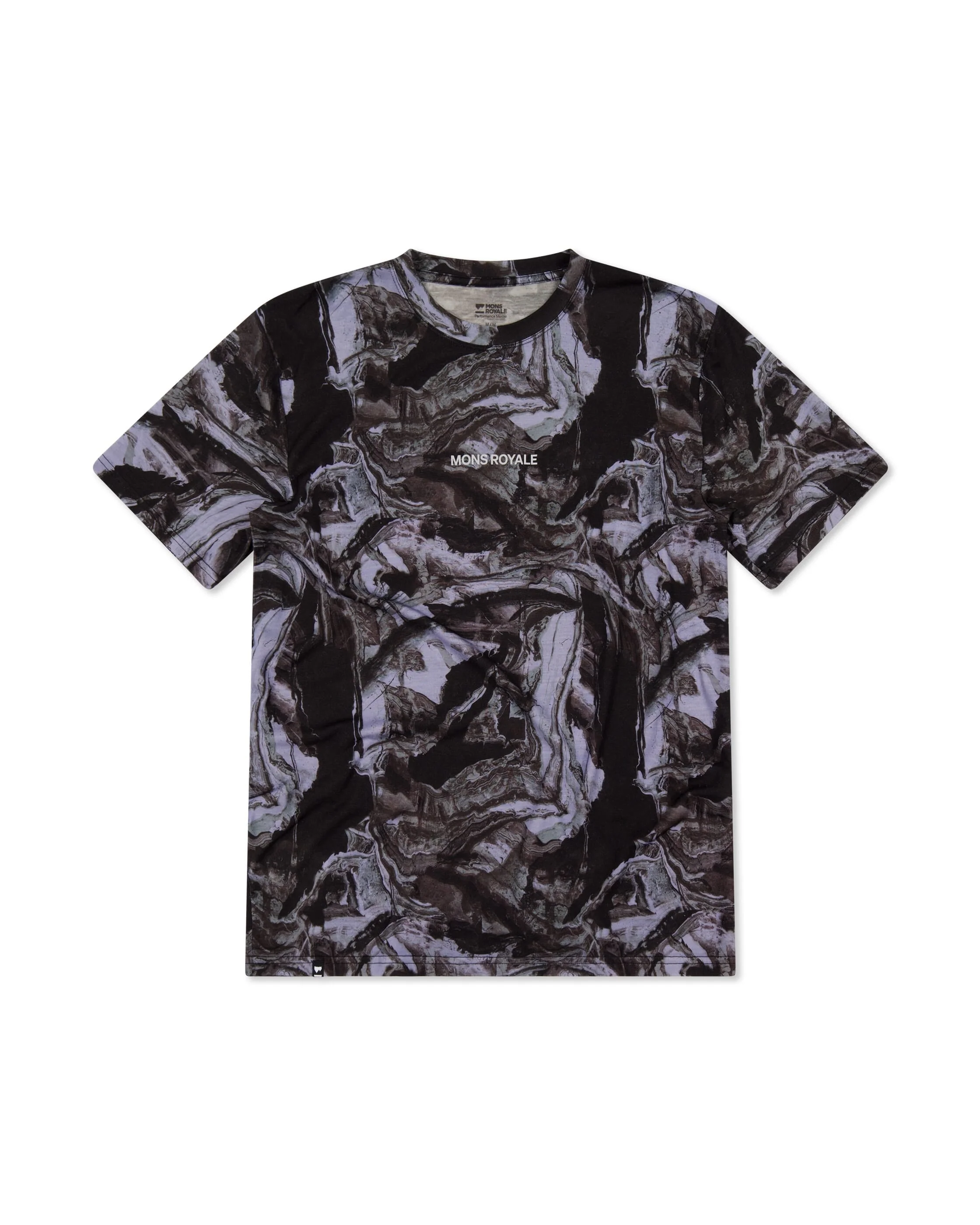 Icon Merino T-Shirt - Rock Camo | Men's T-Shirt - Image 4