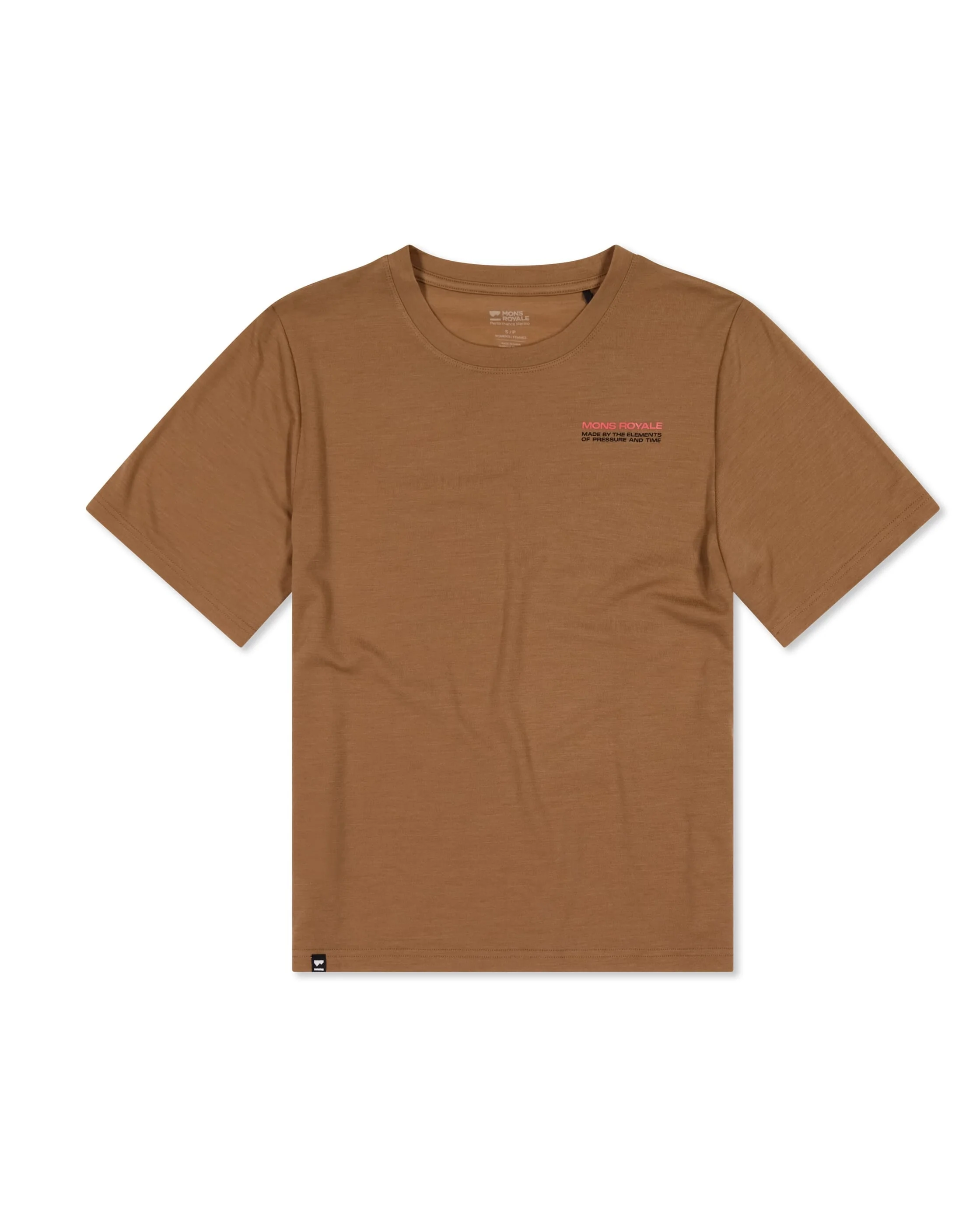 Icon Merino T-Shirt - Toffee | Women's T-Shirt - Image 4
