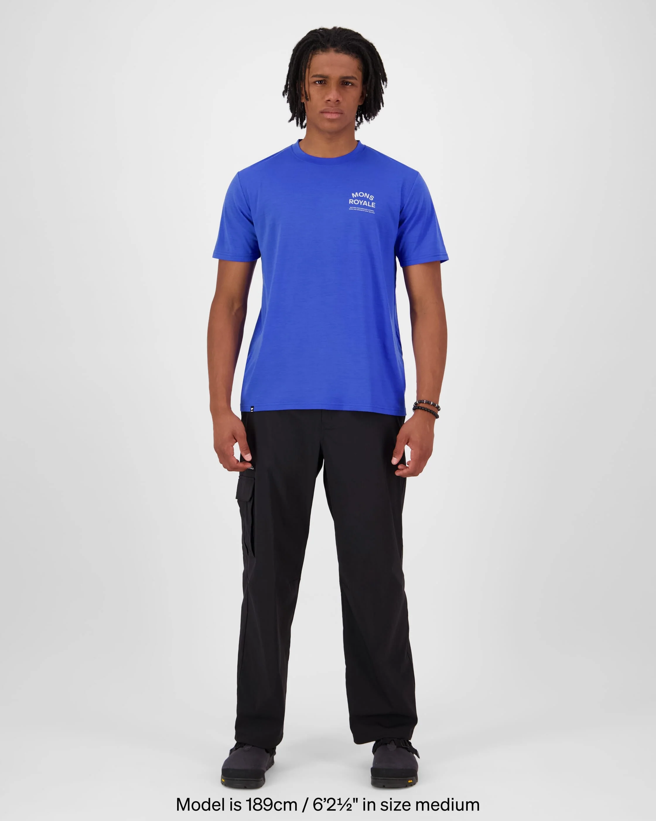 Icon Merino T-Shirt - Ultramarine | Men's T-Shirt - Image 3