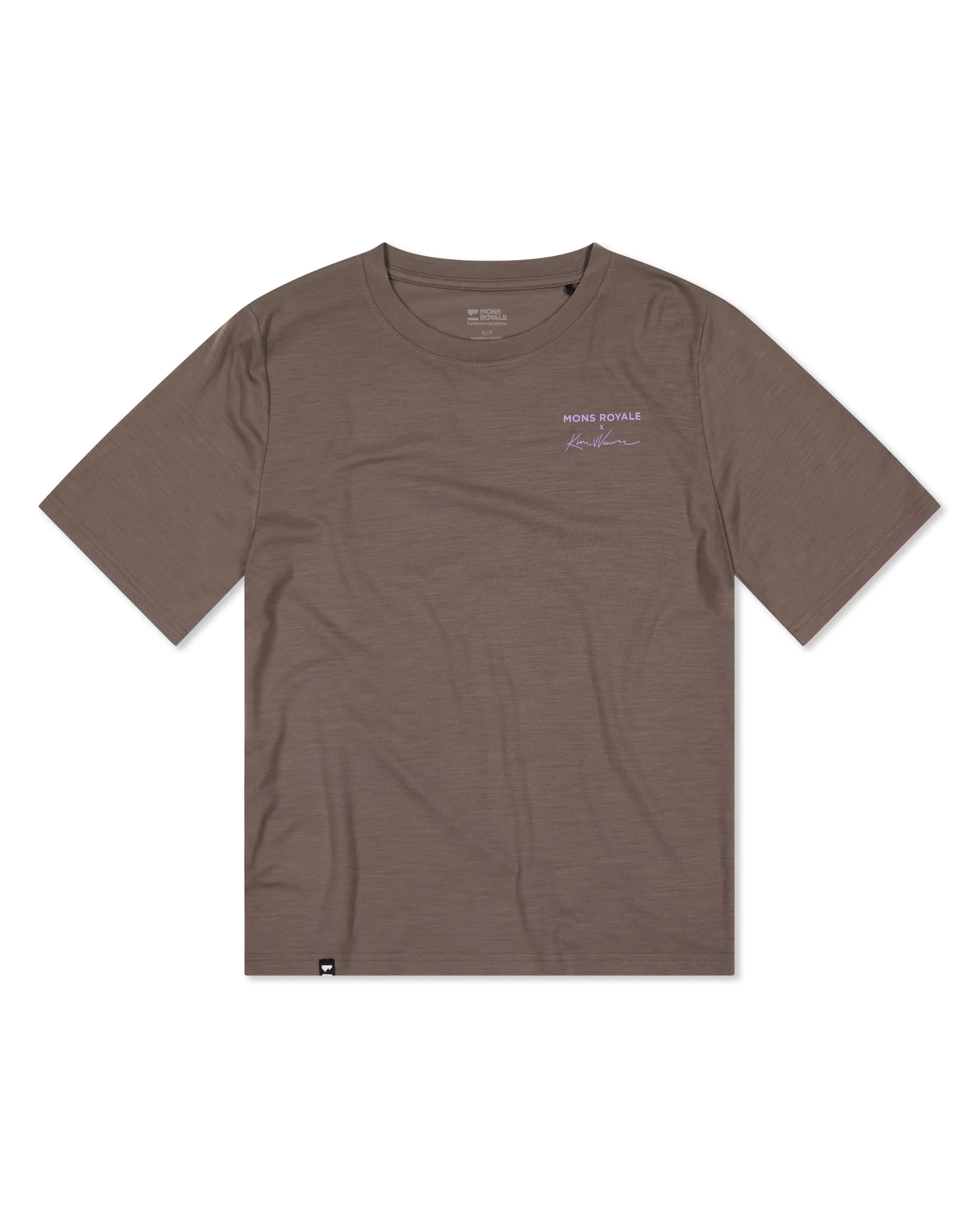 Icon Merino T-Shirt - Walnut | Women's T-Shirt - Image 4