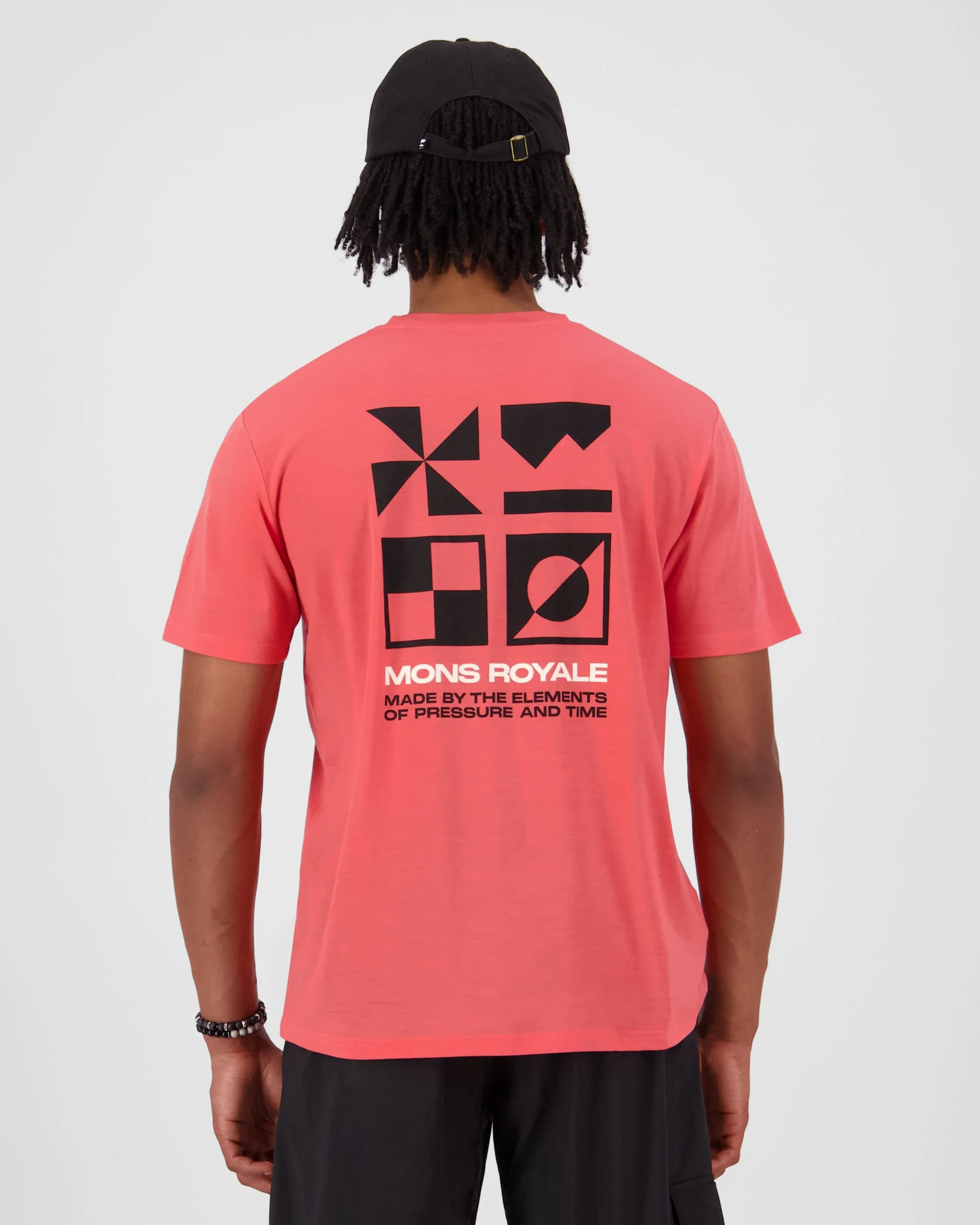 Icon Merino T-Shirt - Watermelon | Men's T-Shirt - Image 2