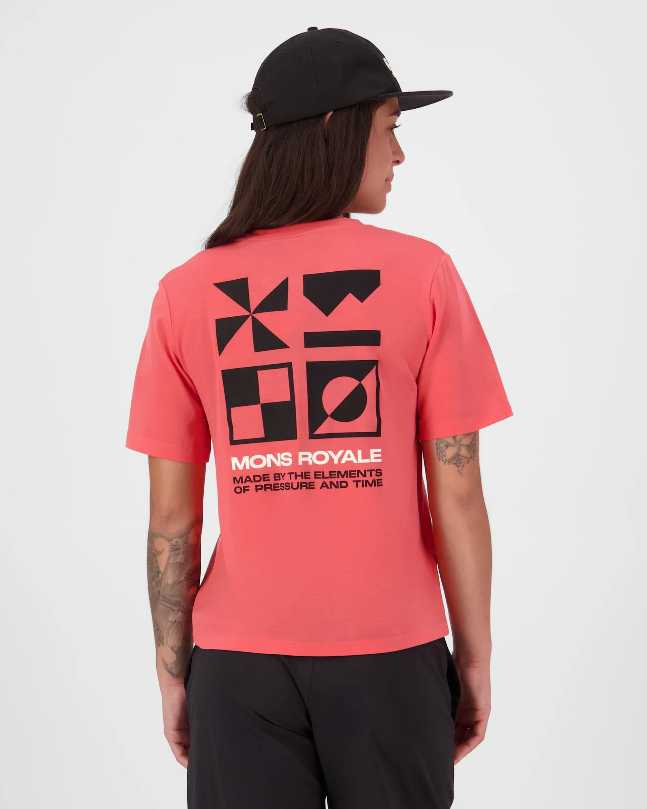 Icon Merino T-Shirt - Watermelon | Women's T-Shirt - Image 2