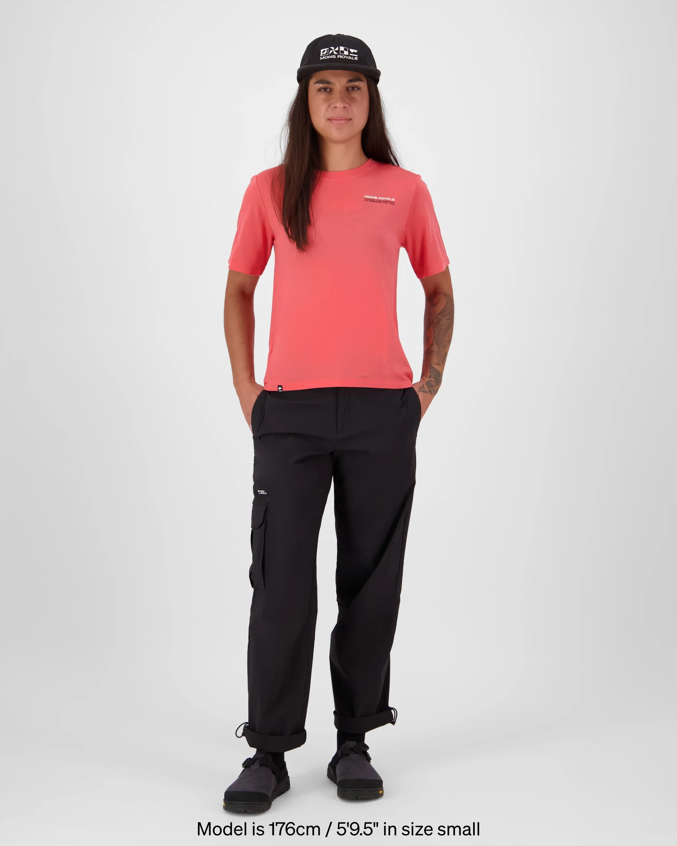 Icon Merino T-Shirt - Watermelon | Women's T-Shirt - Image 3