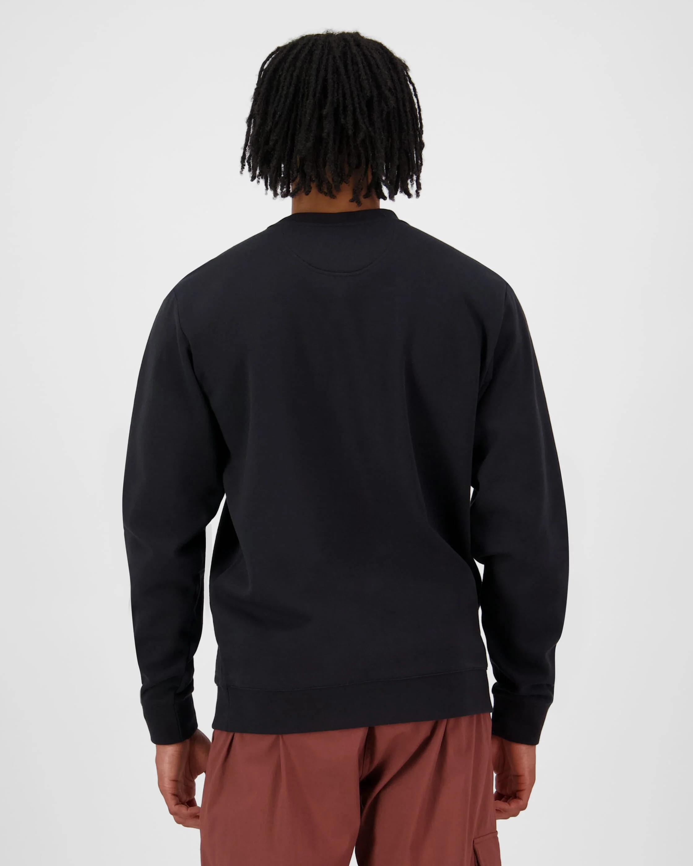 Inversion Merino Crew - Black | Men's Sweater - Image 2