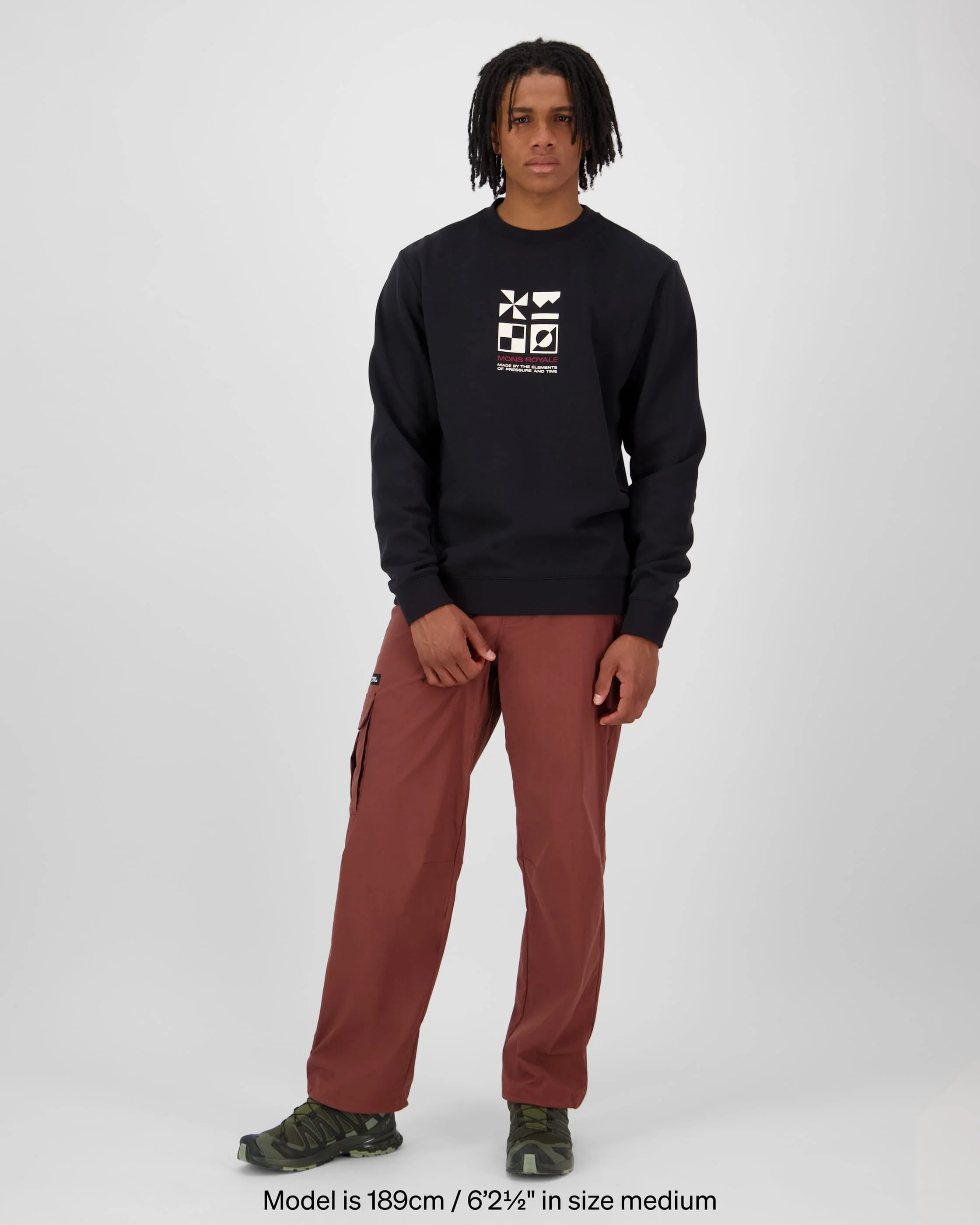 Inversion Merino Crew - Black | Men's Sweater - Image 3