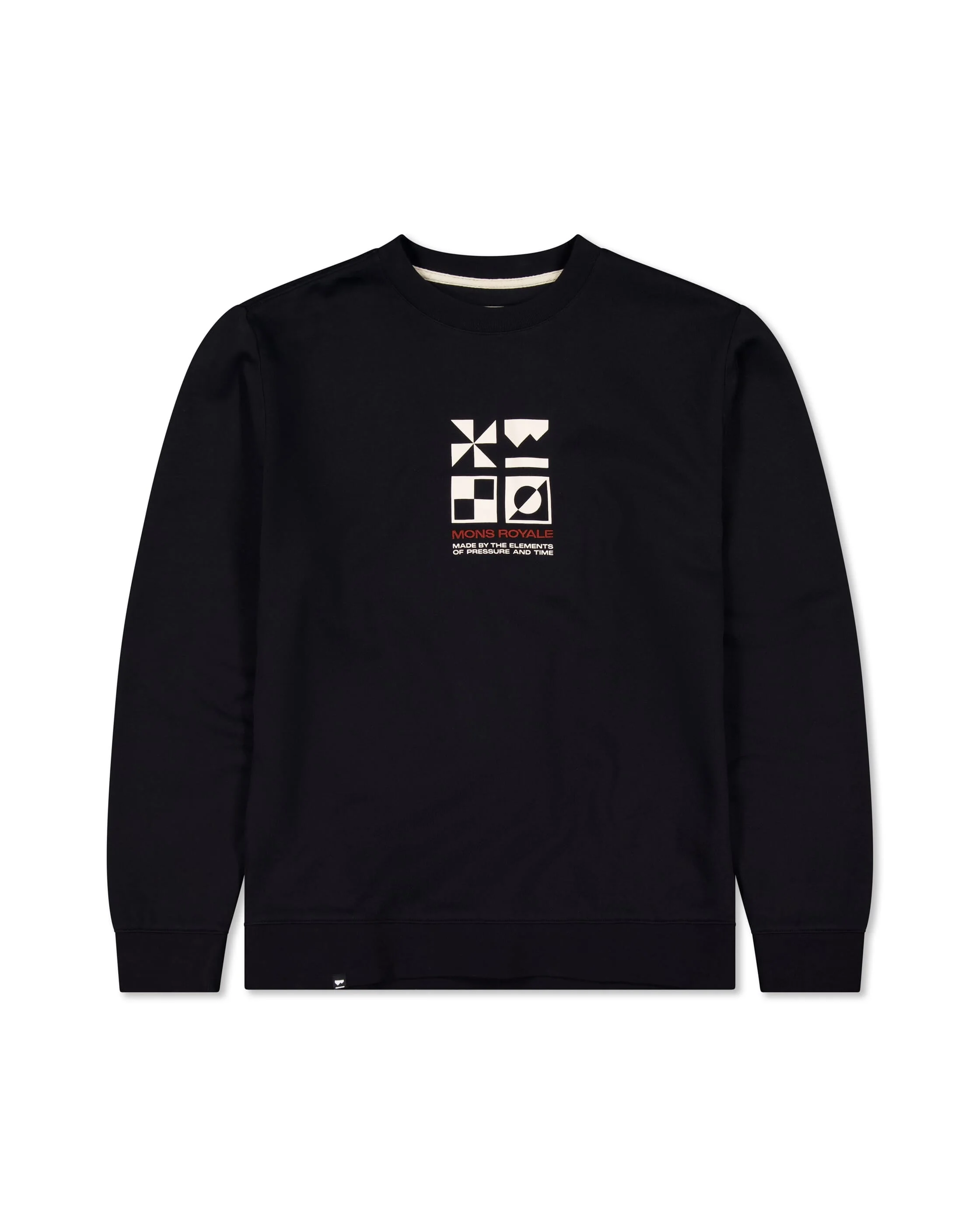 Inversion Merino Crew - Black | Men's Sweater - Image 4