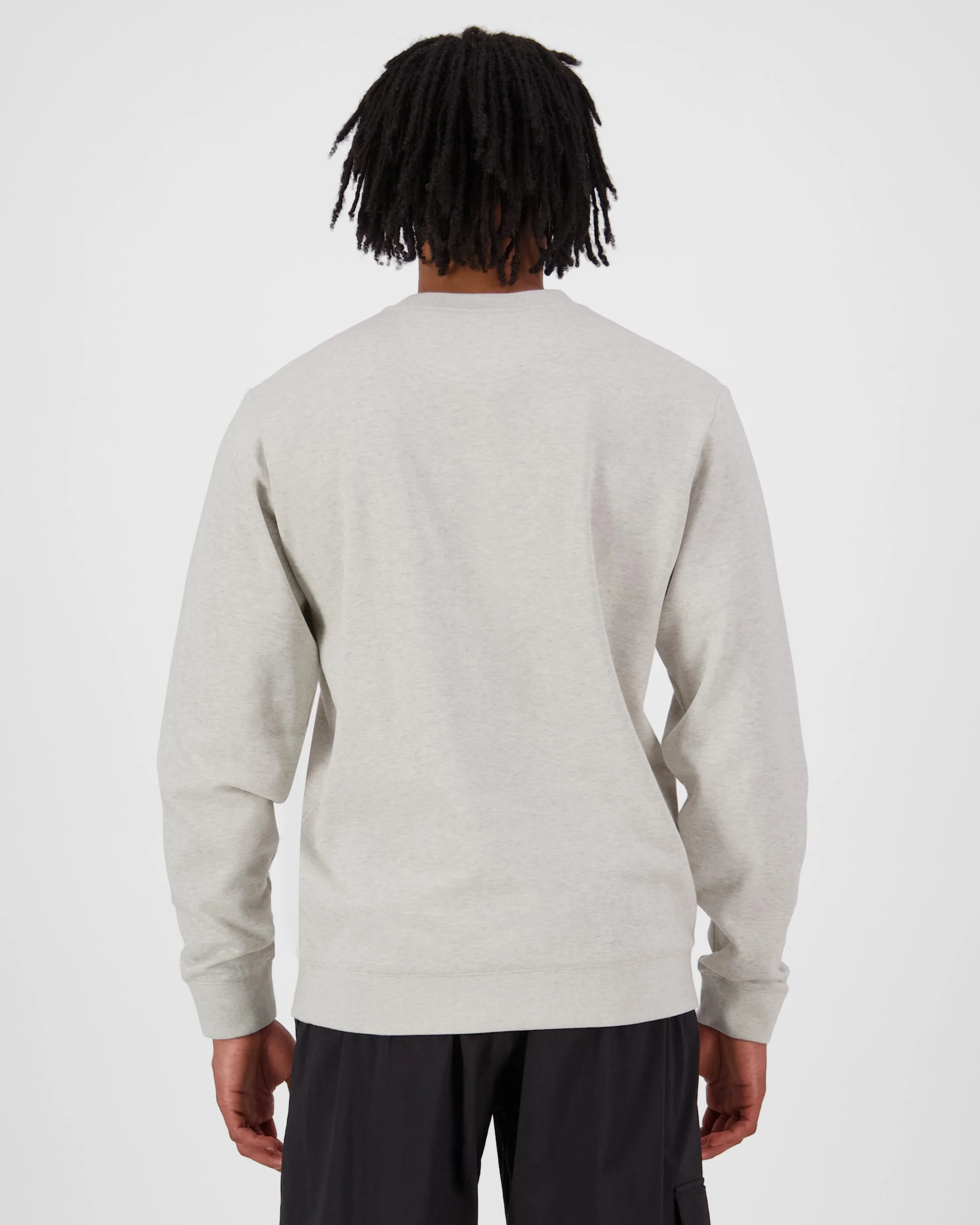 Inversion Merino Crew - Light Grey Heather | Men's Sweater - Image 2