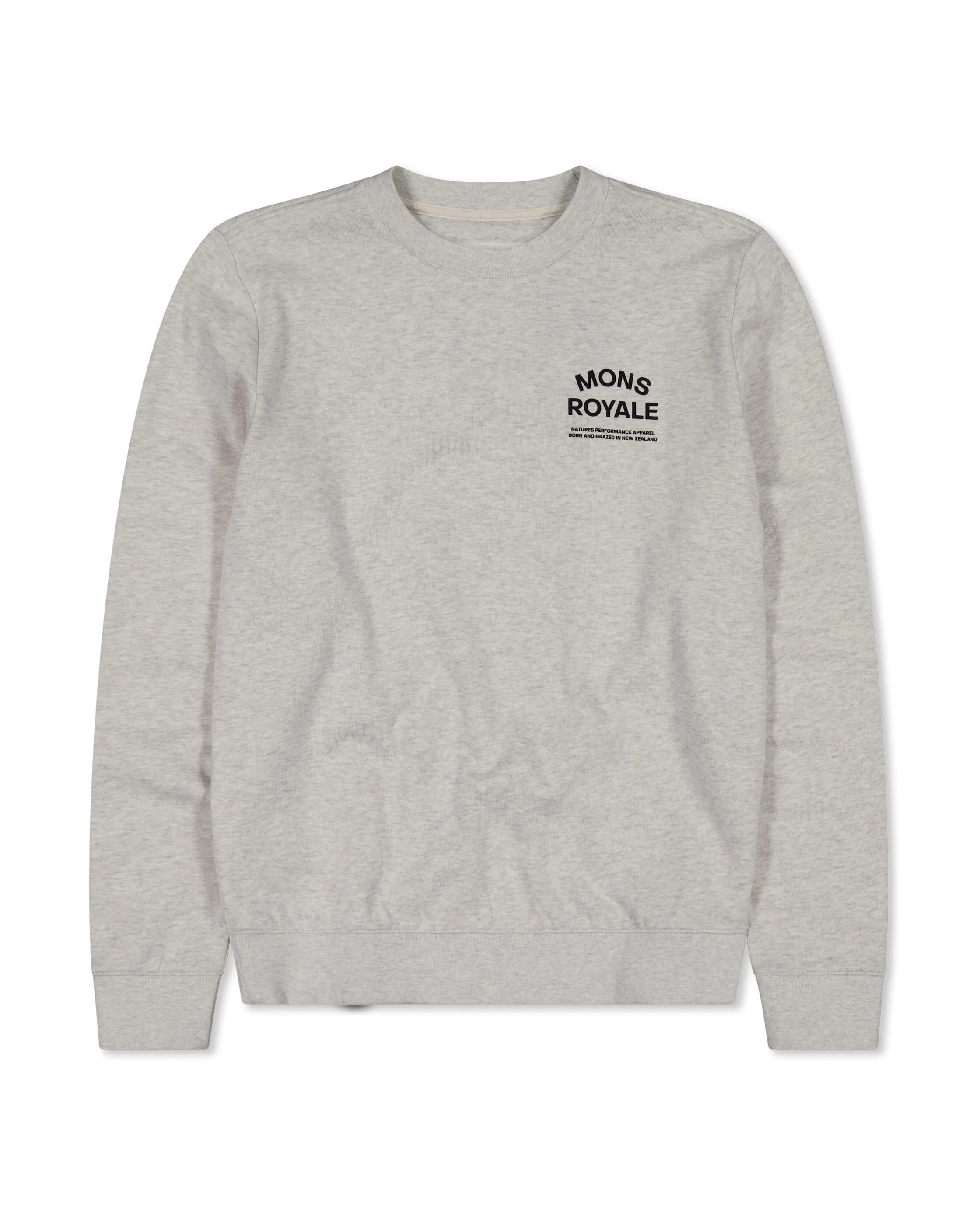 Inversion Merino Crew - Light Grey Heather | Women's Sweater - Image 4