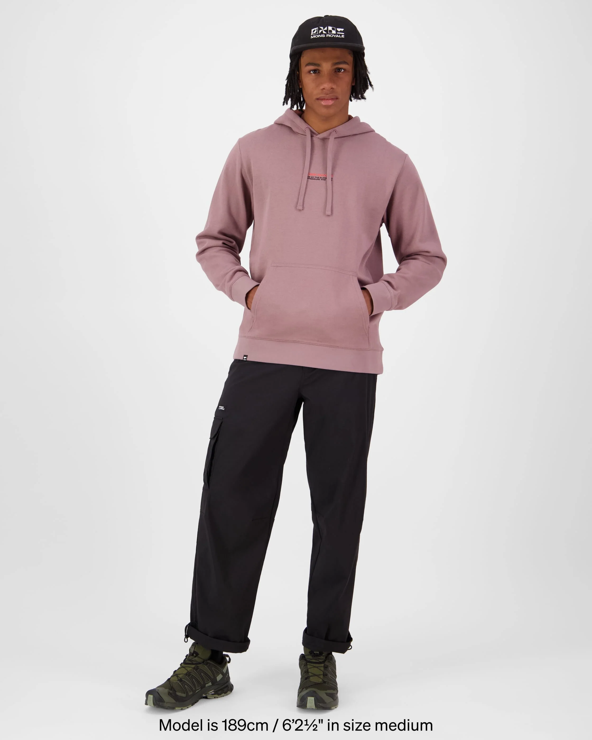 Inversion Merino Hoodie - Antler | Men's Hoodie - Image 3