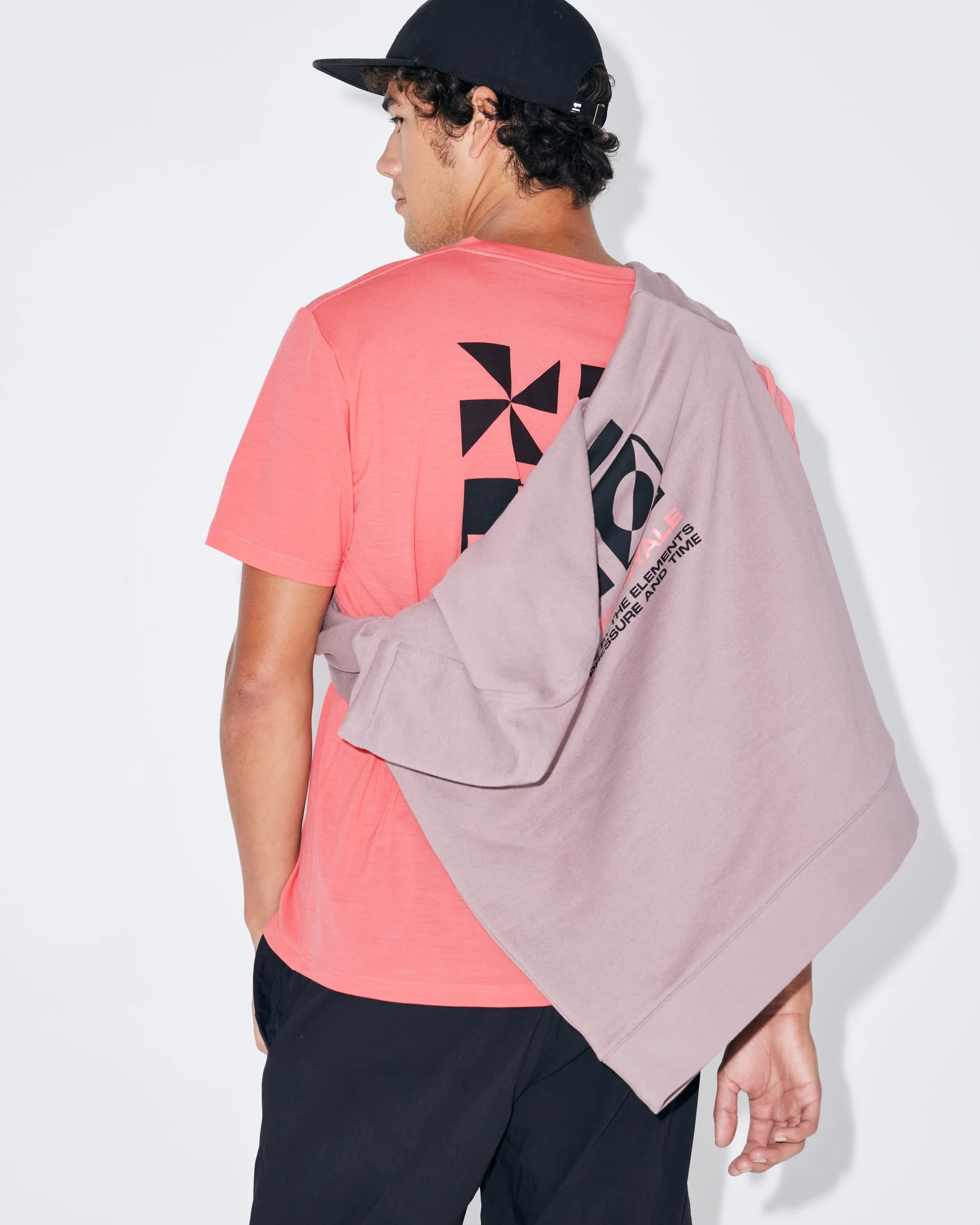 Inversion Merino Hoodie - Antler | Men's Hoodie - Image 7