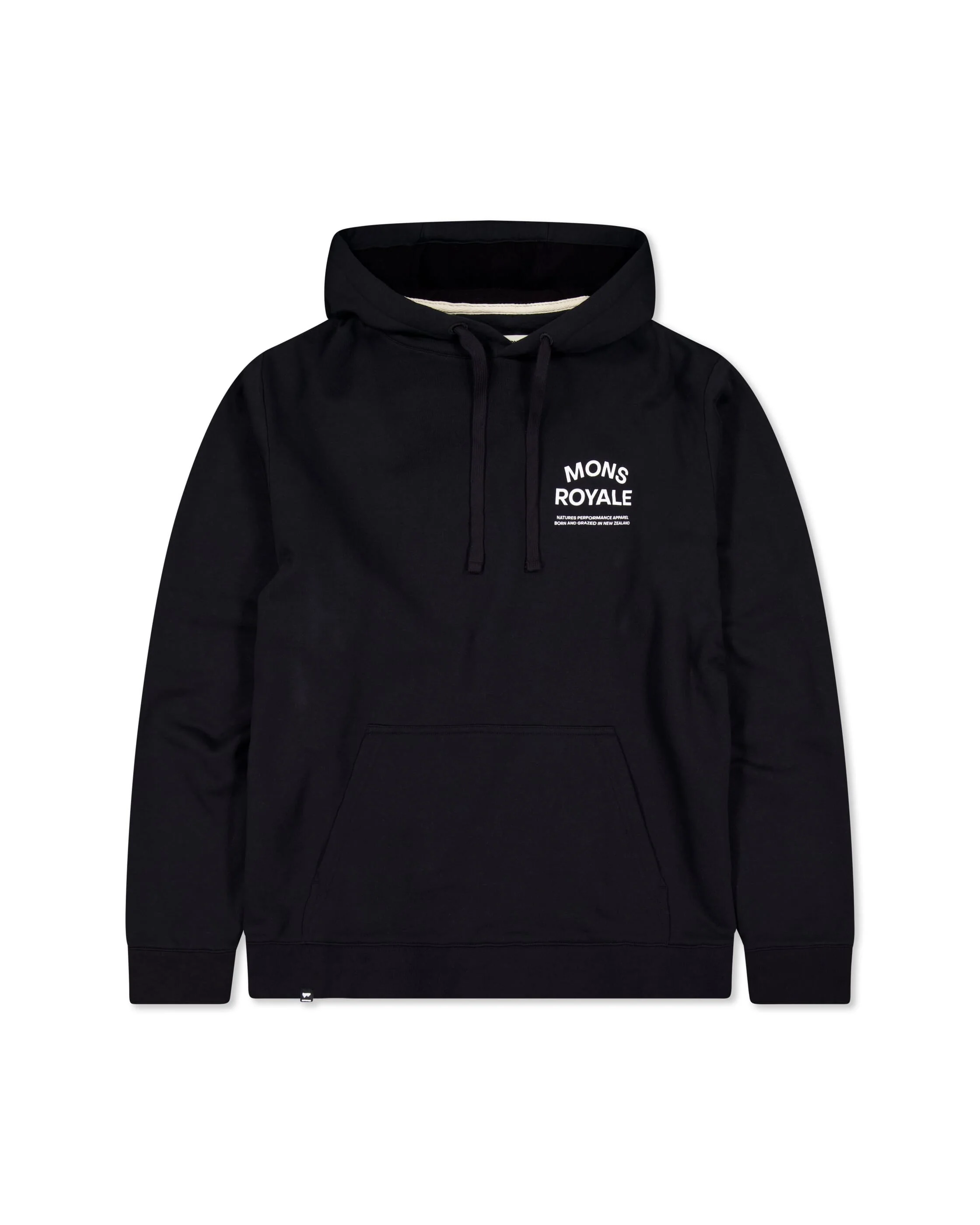 Inversion Merino Hoodie - Black | Men's Hoodie - Image 4