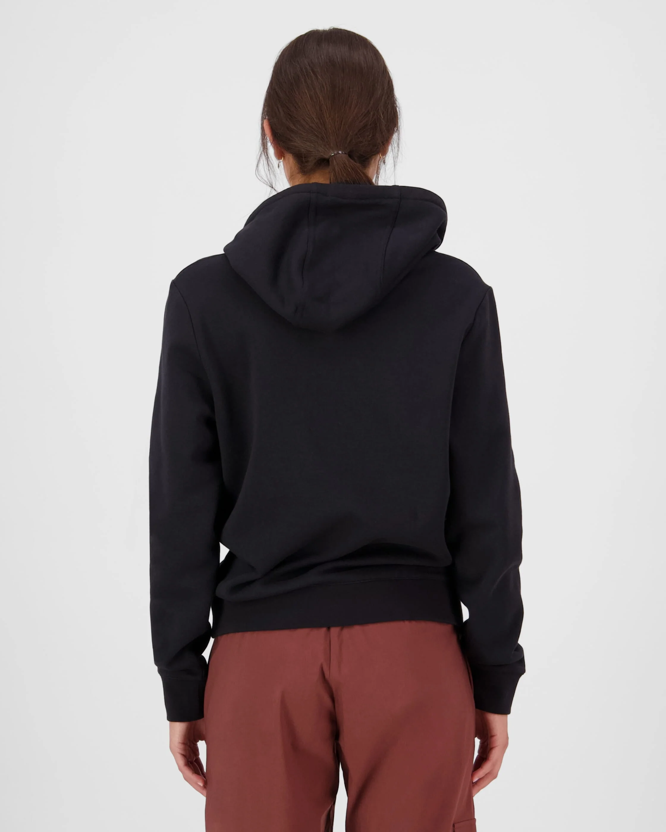 Inversion Merino Hoodie - Black | Women's Hoodie - Image 2