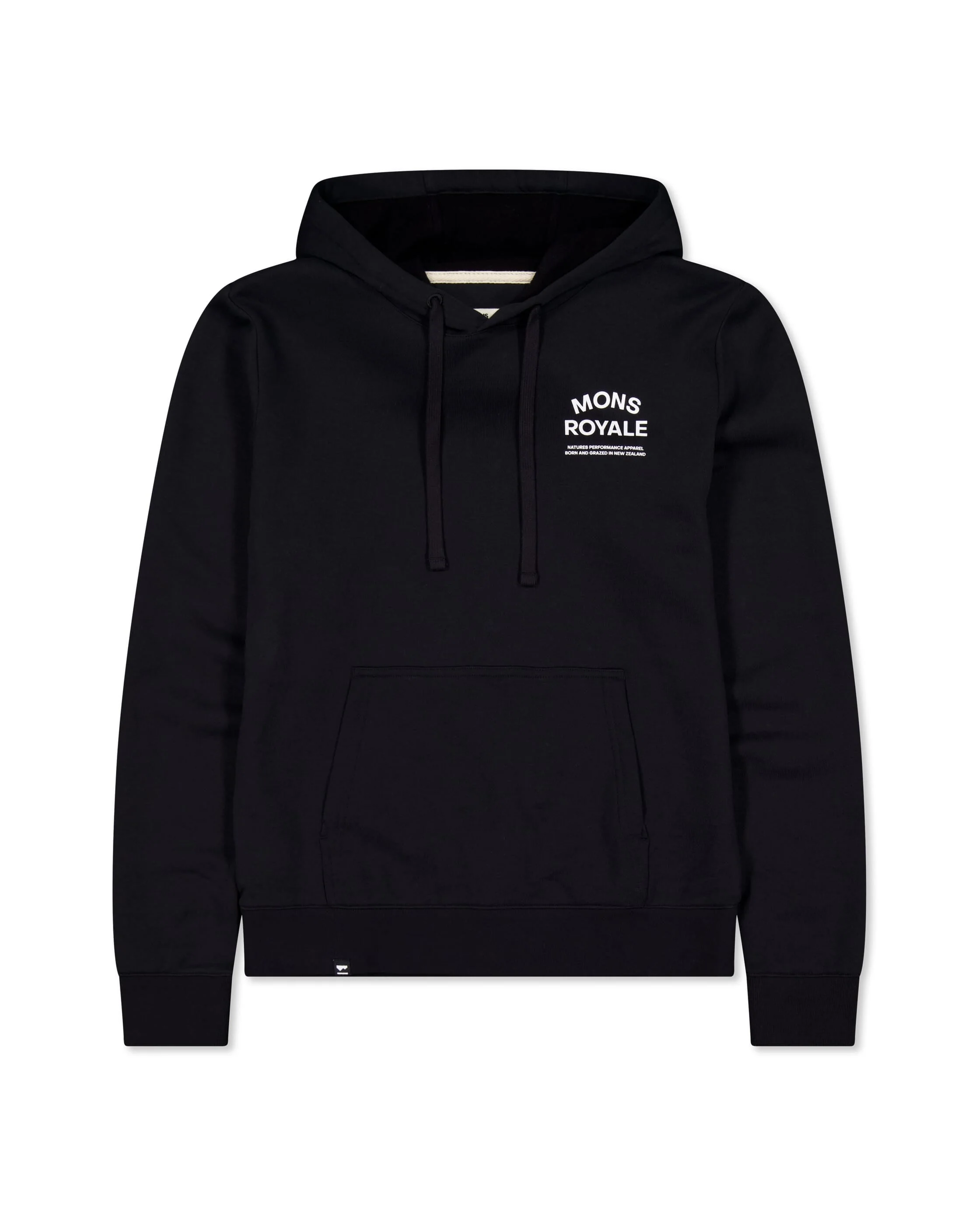 Inversion Merino Hoodie - Black | Women's Hoodie - Image 5