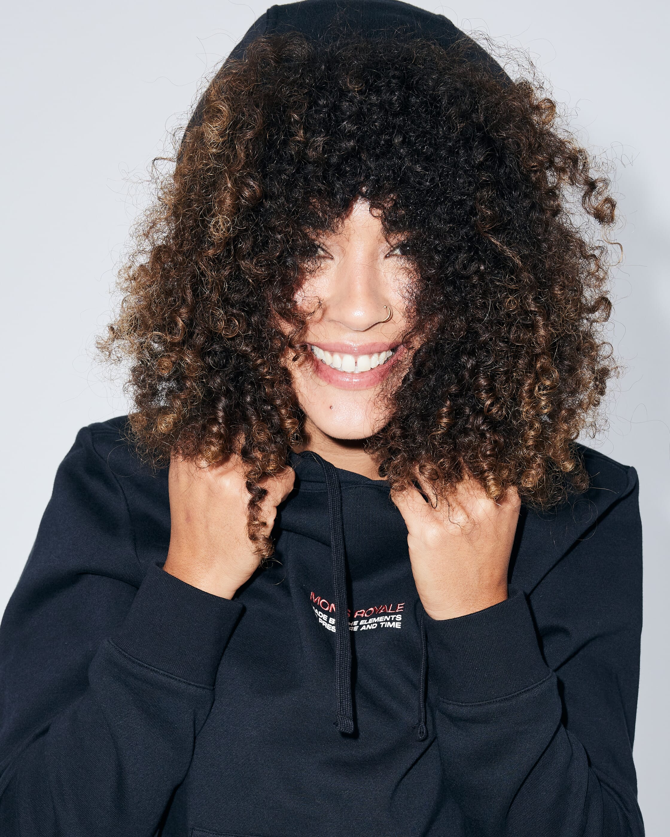 Inversion Merino Hoodie - Black | Women's Hoodie - Image 7