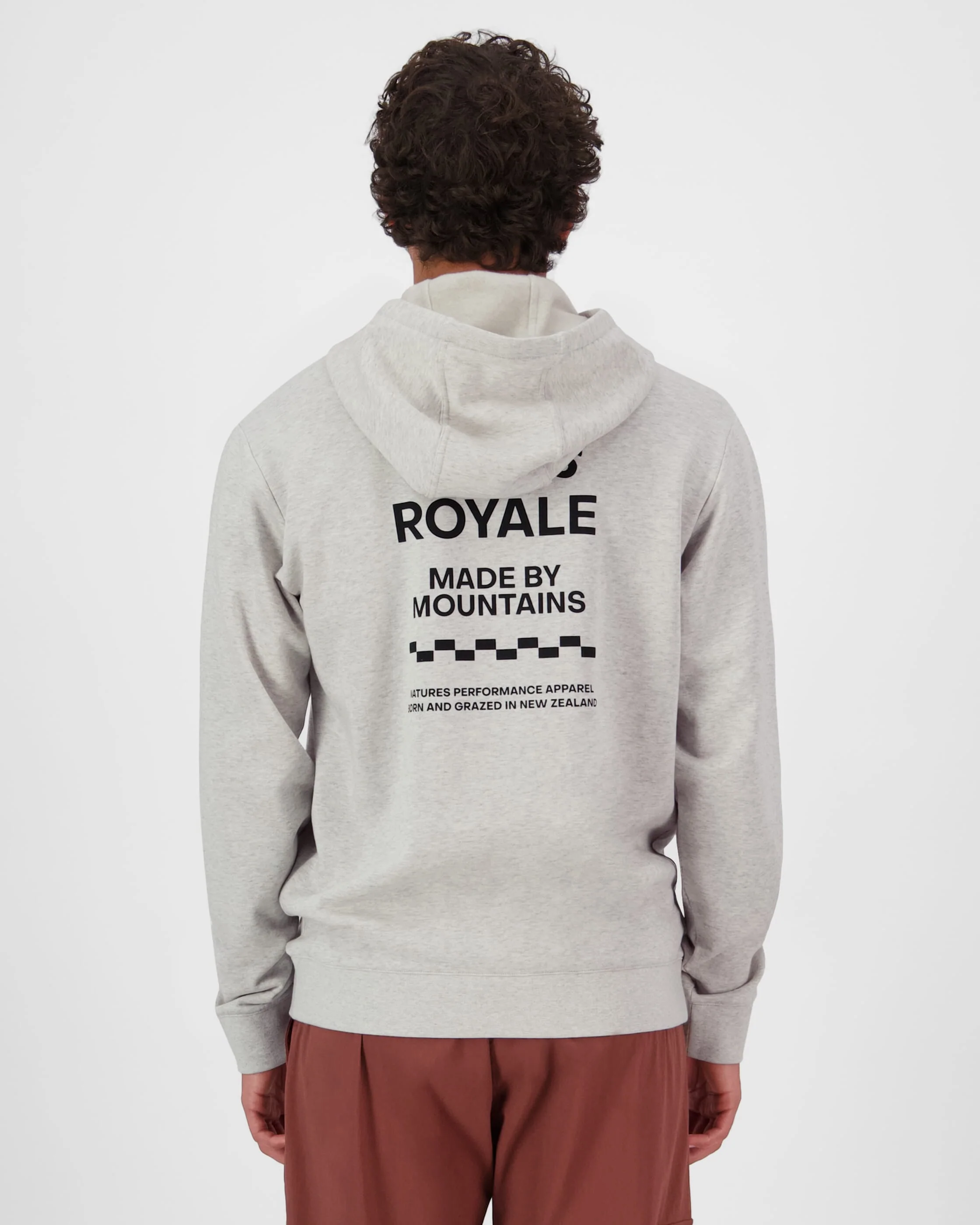 Inversion Merino Hoodie - Light Grey Heather | Men's Hoodie - Image 2