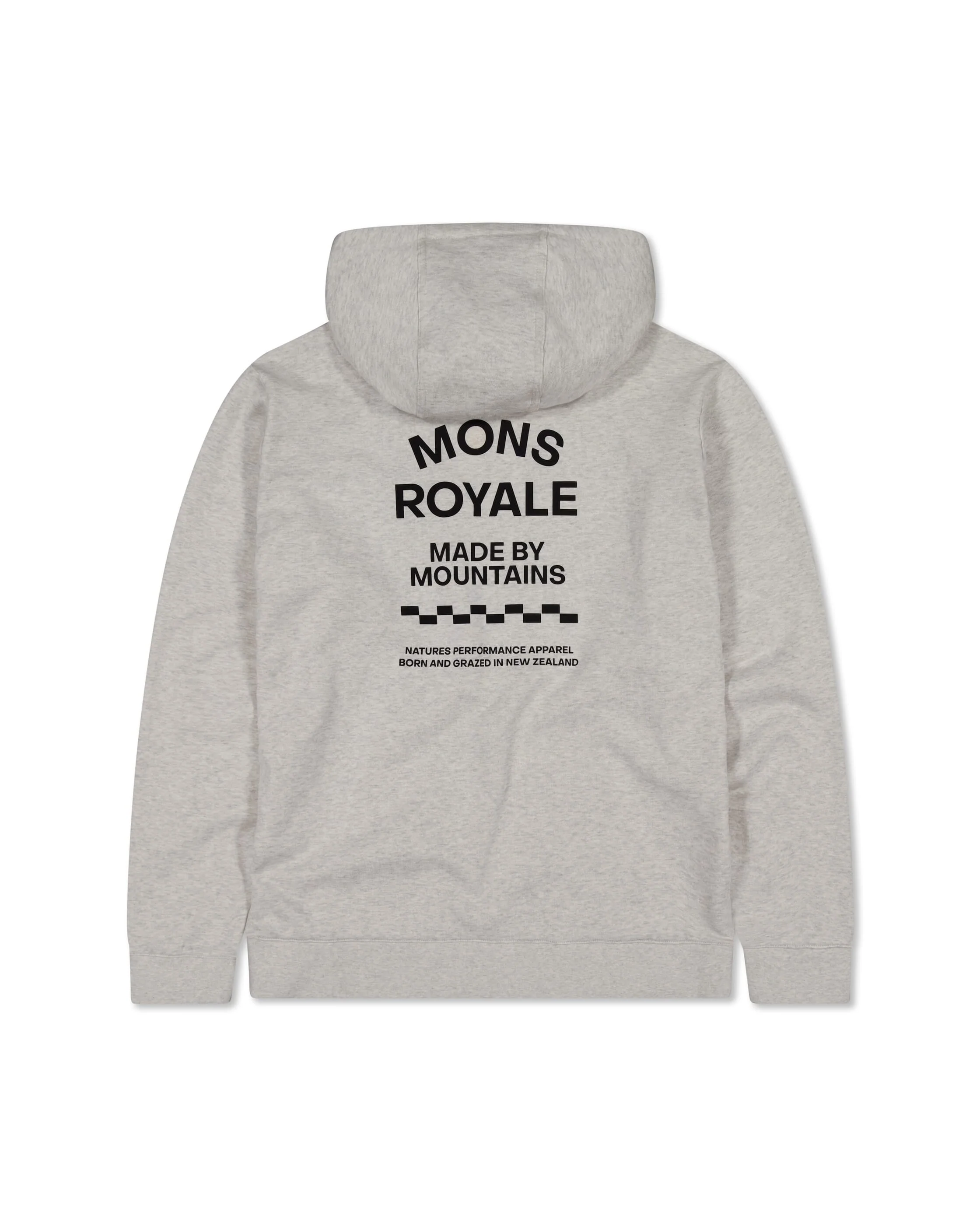 Inversion Merino Hoodie - Light Grey Heather | Men's Hoodie - Image 5