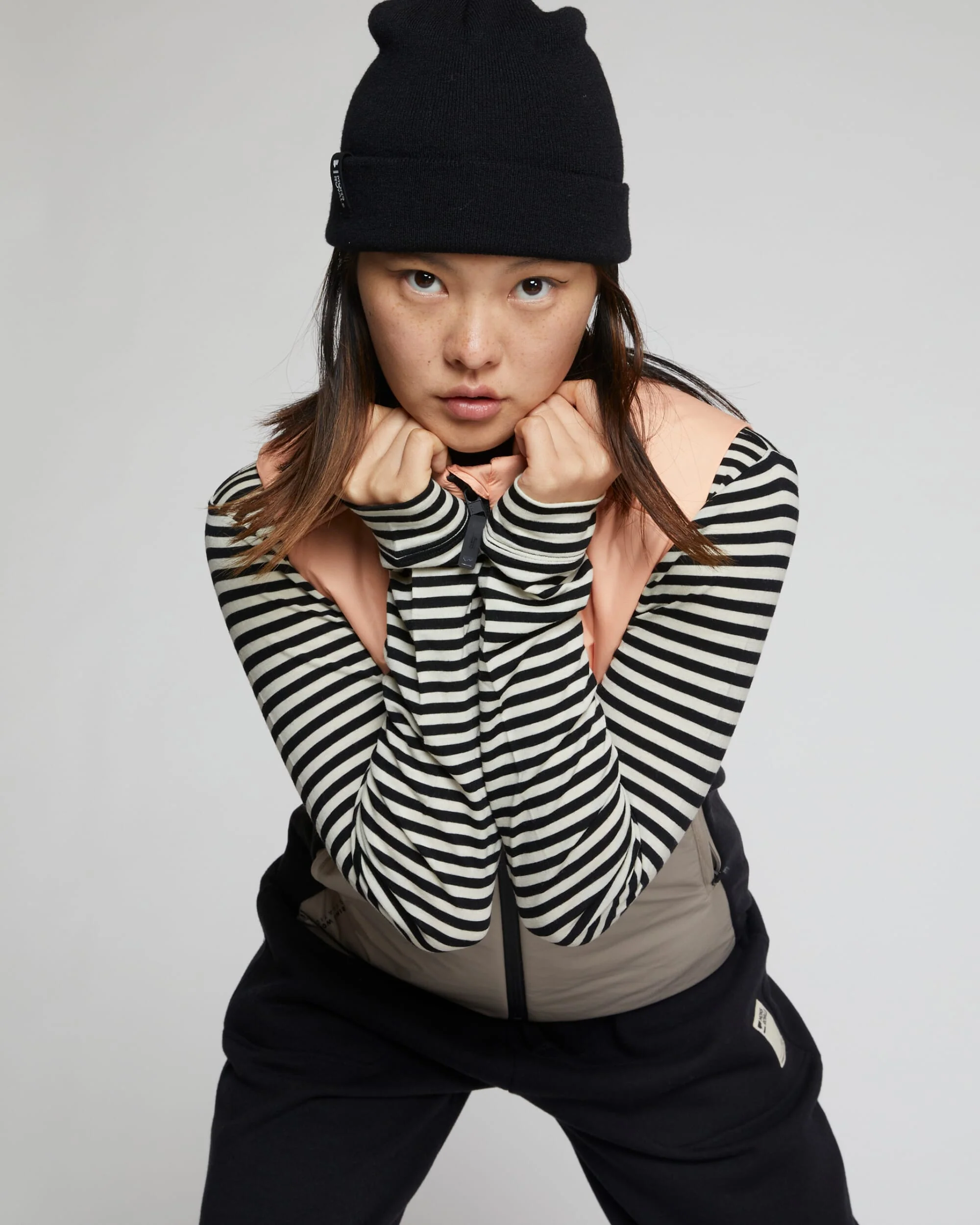 McCloud Merino Beanie - Black | Unisex Beanie - Image 3