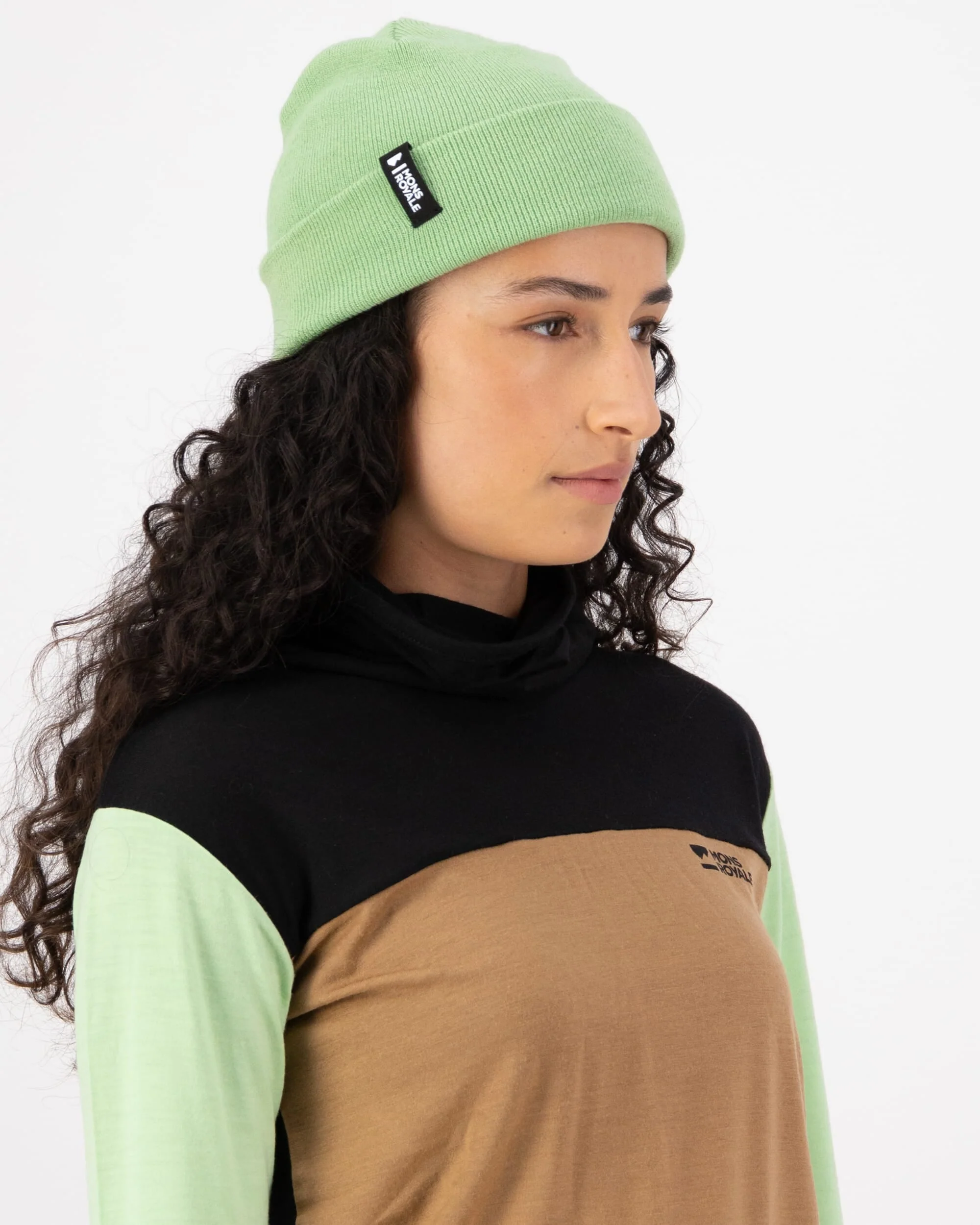 McCloud Merino Beanie - Matcha | Unisex Beanie - Image 4