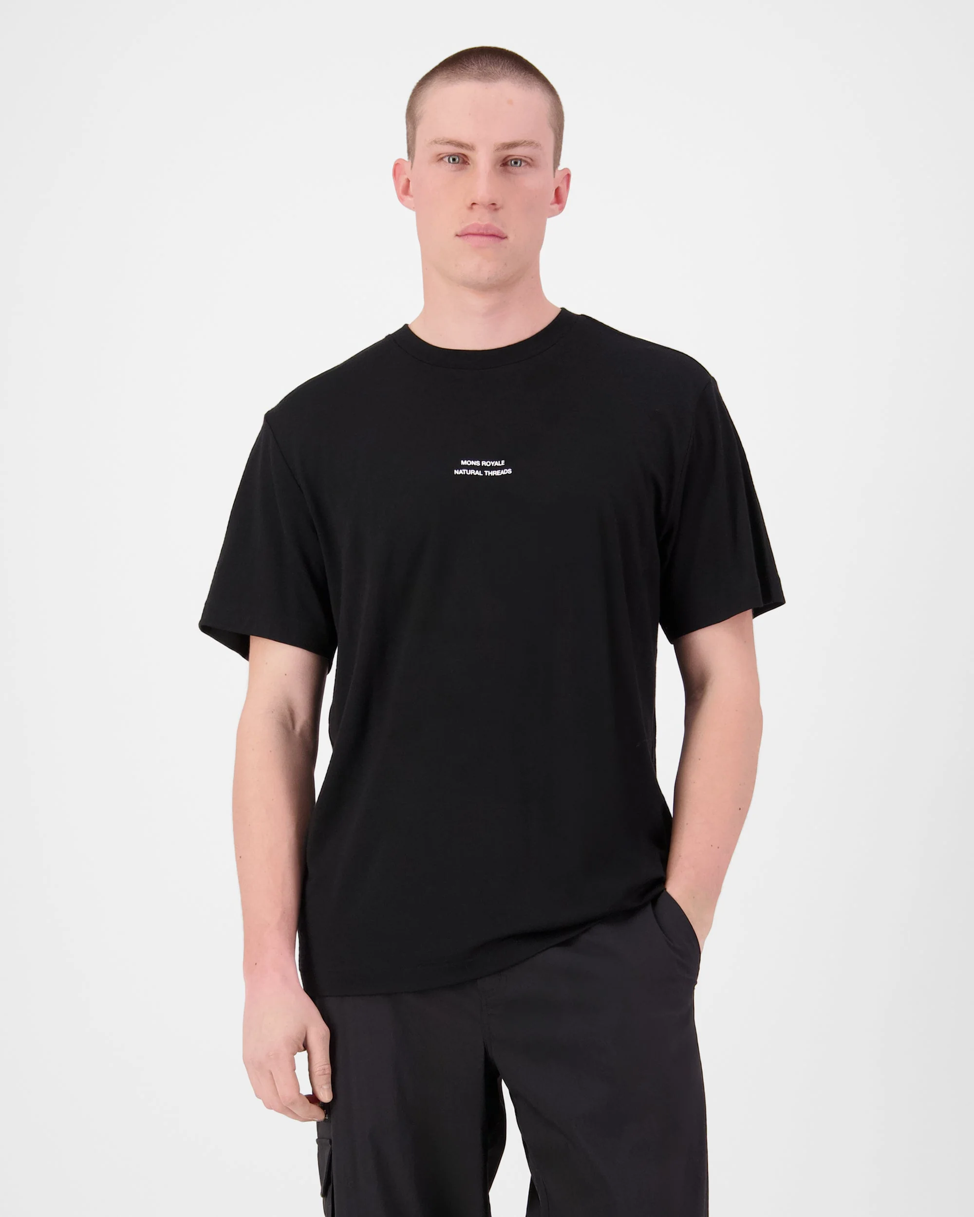MP Heavyweight Merino T-Shirt - Black | Men's T-Shirt