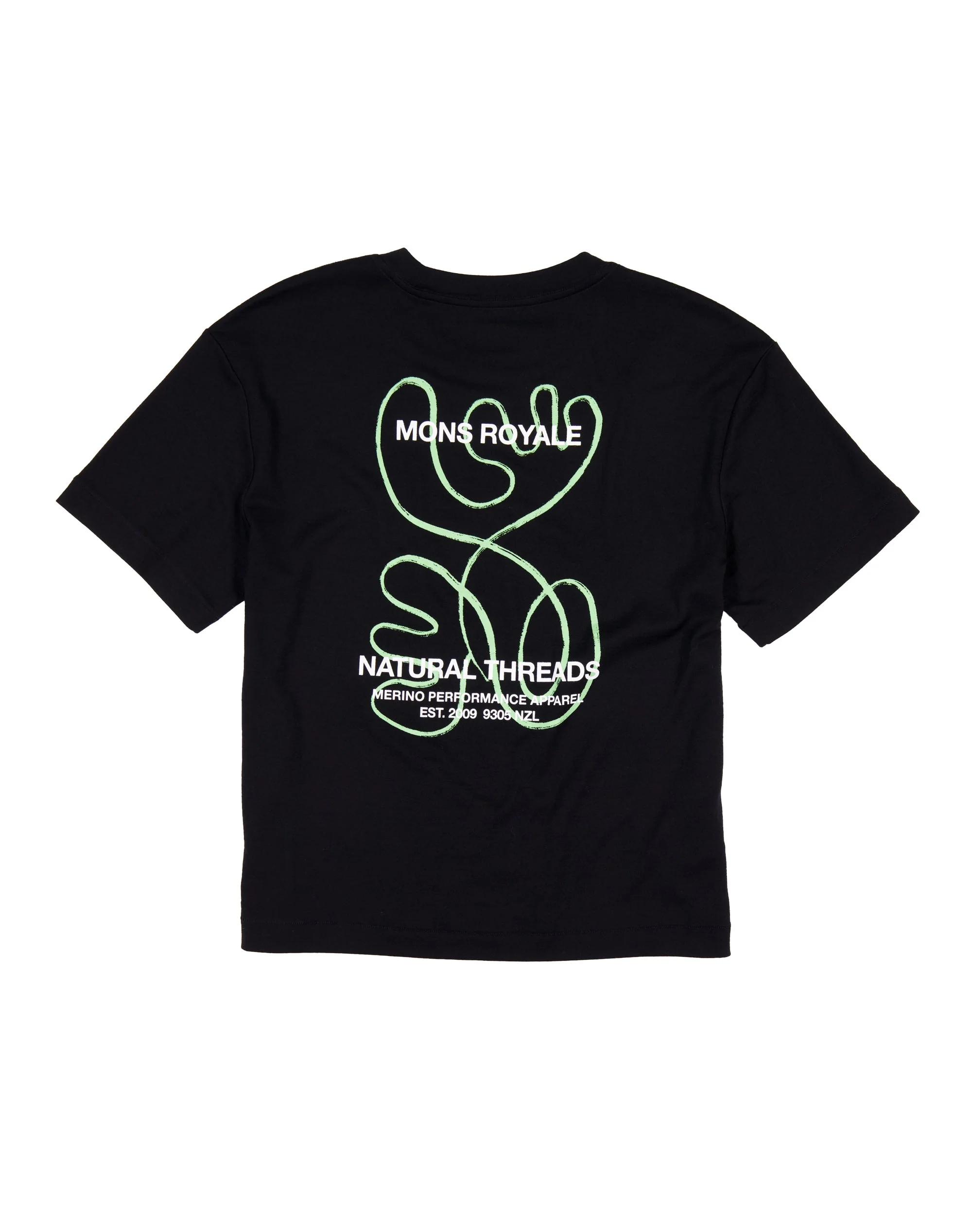 MP Heavyweight Merino T-Shirt - Black | Women's T-Shirt - Image 5