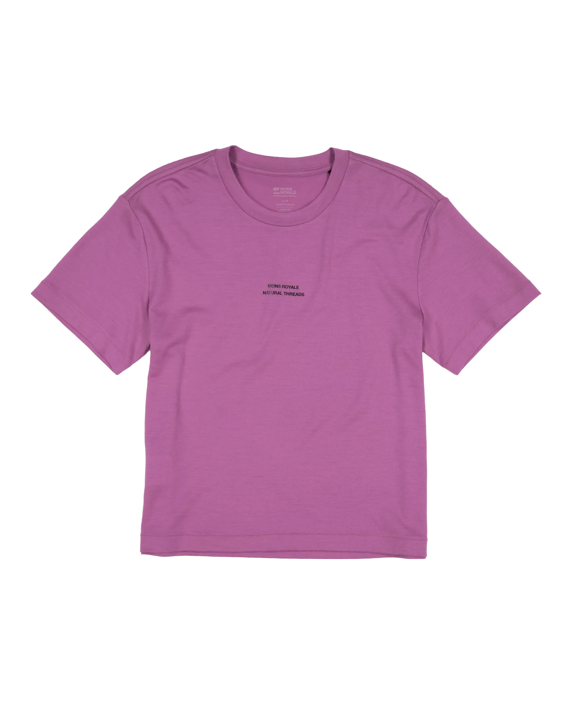 MP Heavyweight Merino T-Shirt - Purple Bolt | Women's T-Shirt - Image 4