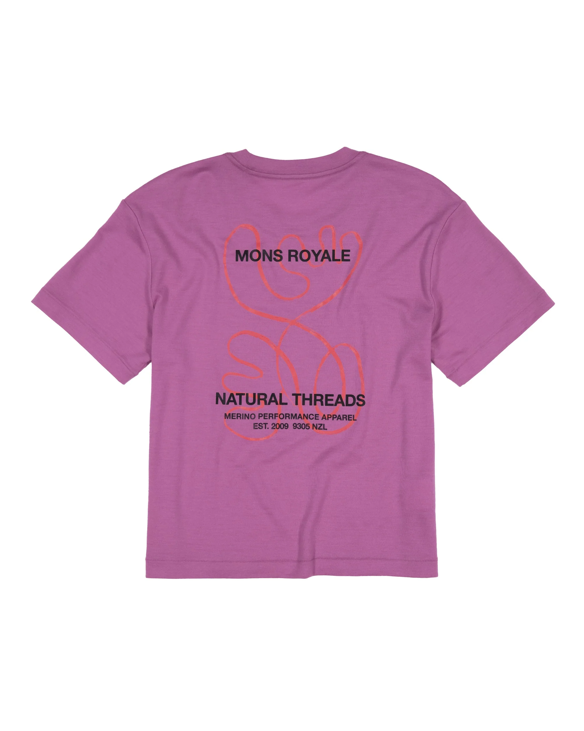MP Heavyweight Merino T-Shirt - Purple Bolt | Women's T-Shirt - Image 5