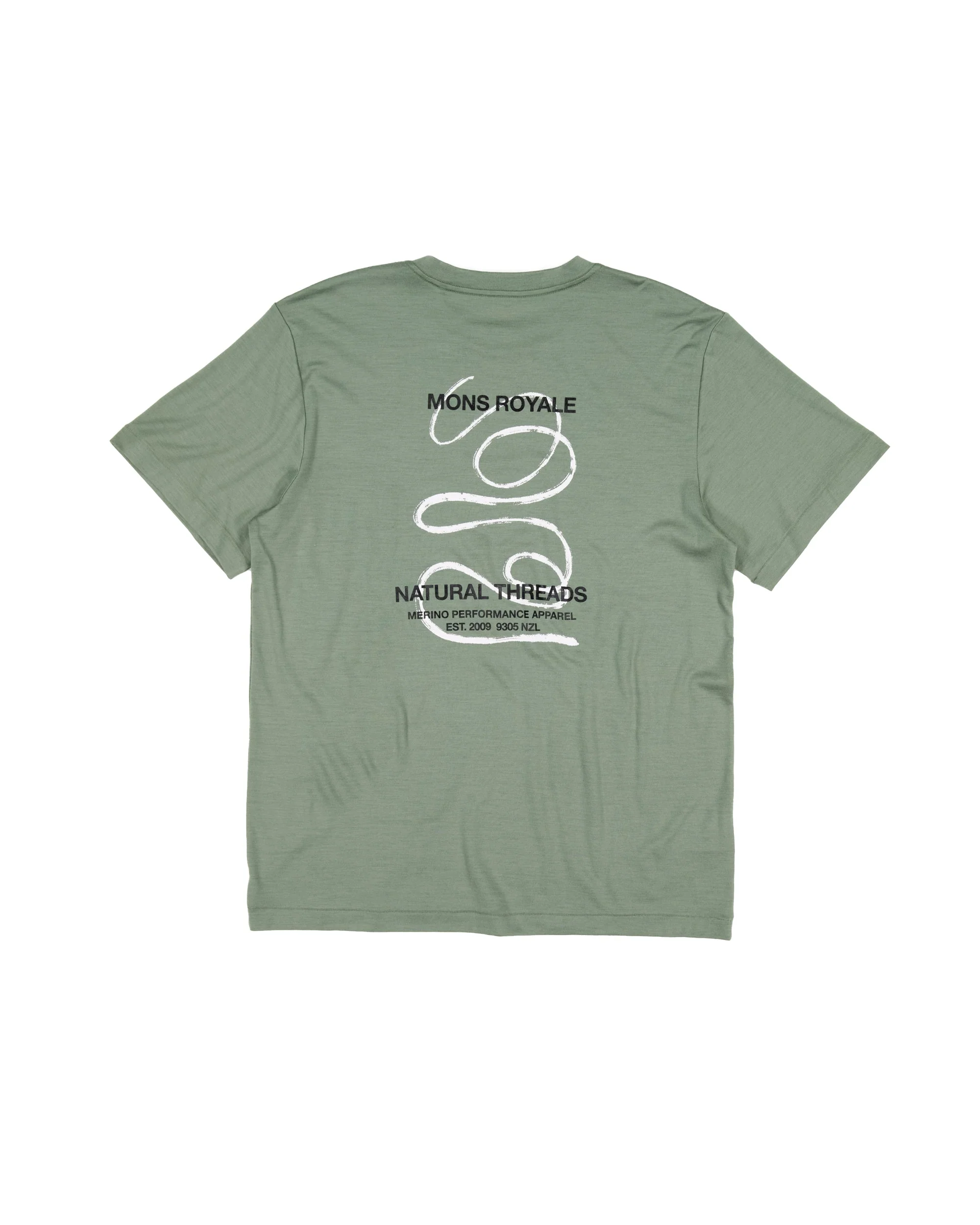 MP Heavyweight Merino T-Shirt - Willow | Men's T-Shirt - Image 5