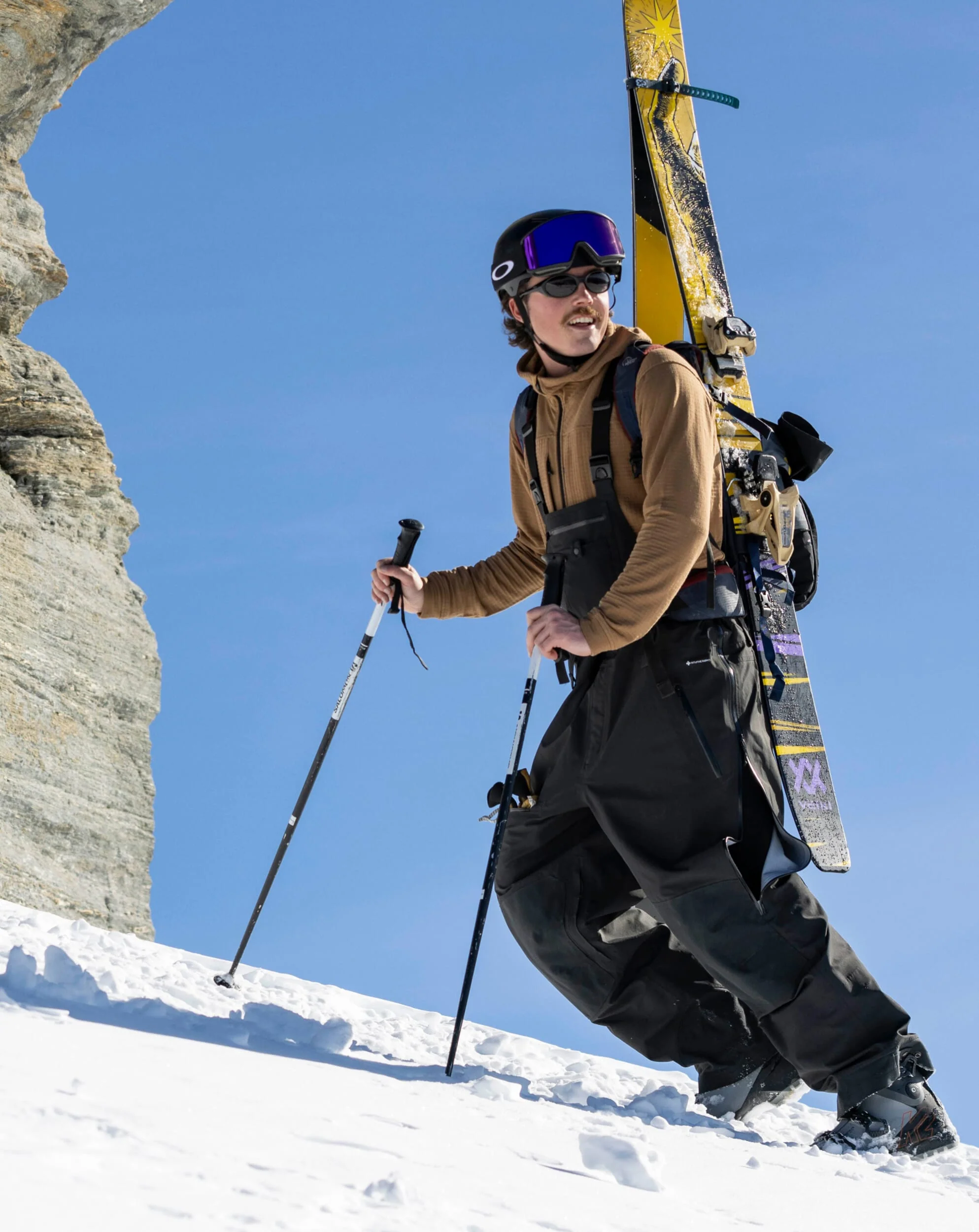 Offgrid Merino Fleece 1/2 Zip Long Sleeve - Toffee | Men's Mid Layer - Image 6