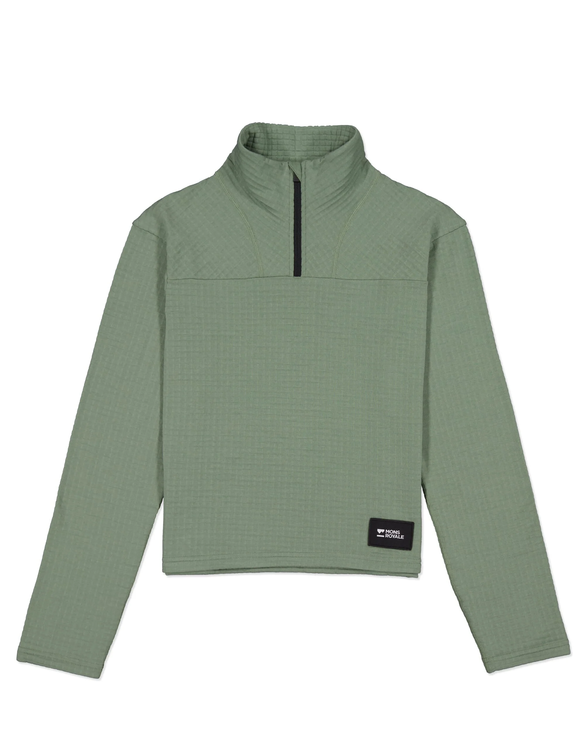 Offgrid Merino Fleece Long Sleeve - Willow | Women's Mid Layer - Image 6