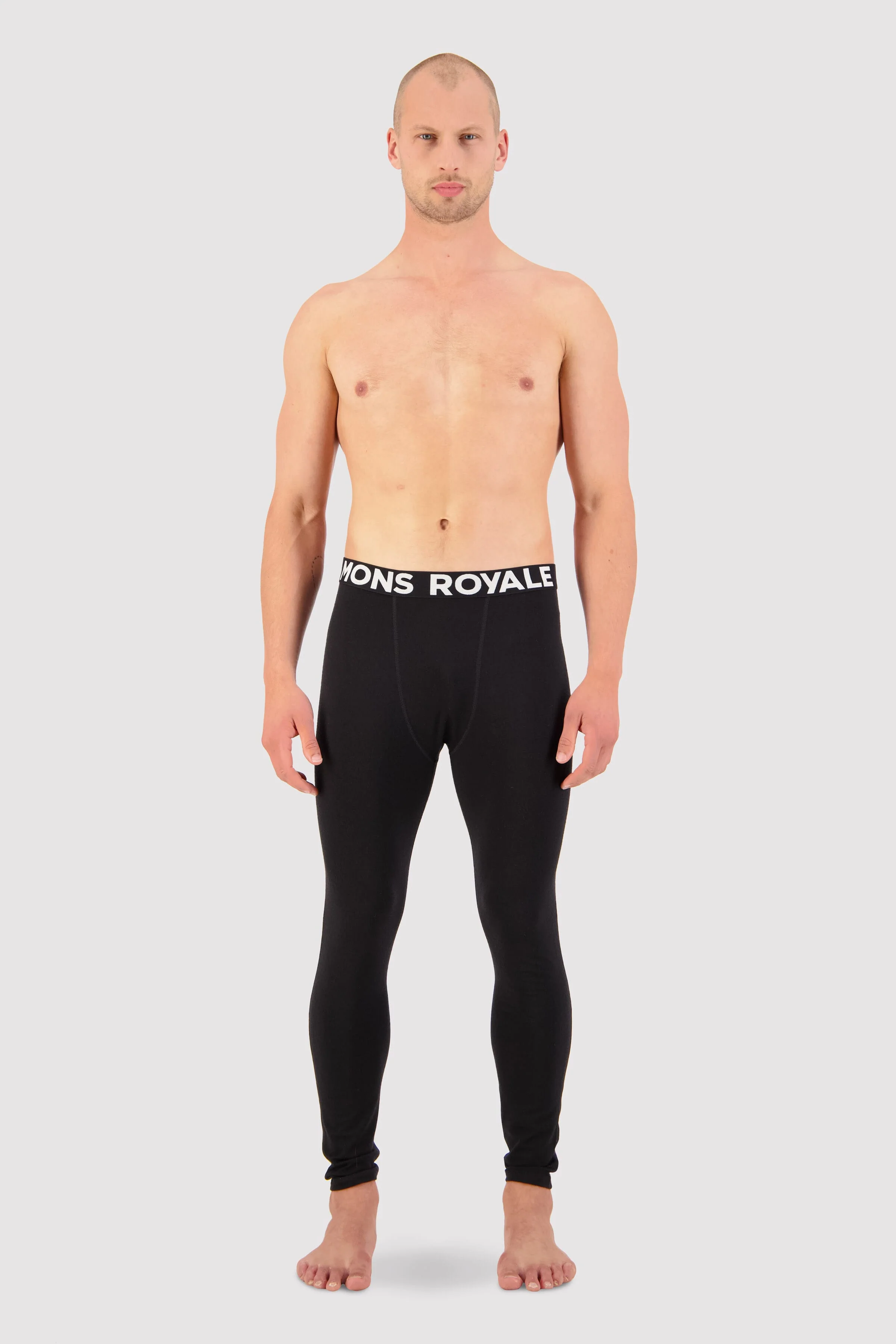 Olympus Merino Base Layer Legging - Black / 9 Iron | Men's Leggings - Image 4
