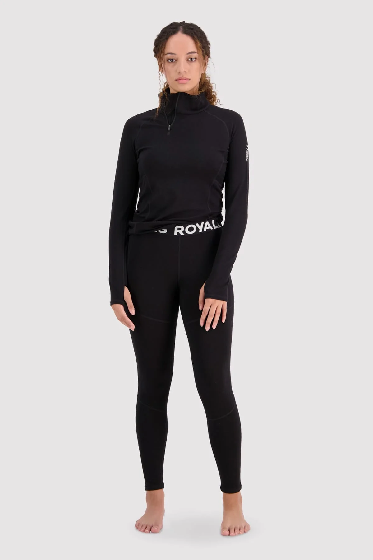 Olympus Merino Base Layer Legging - Black | Women's Leggings - Image 3