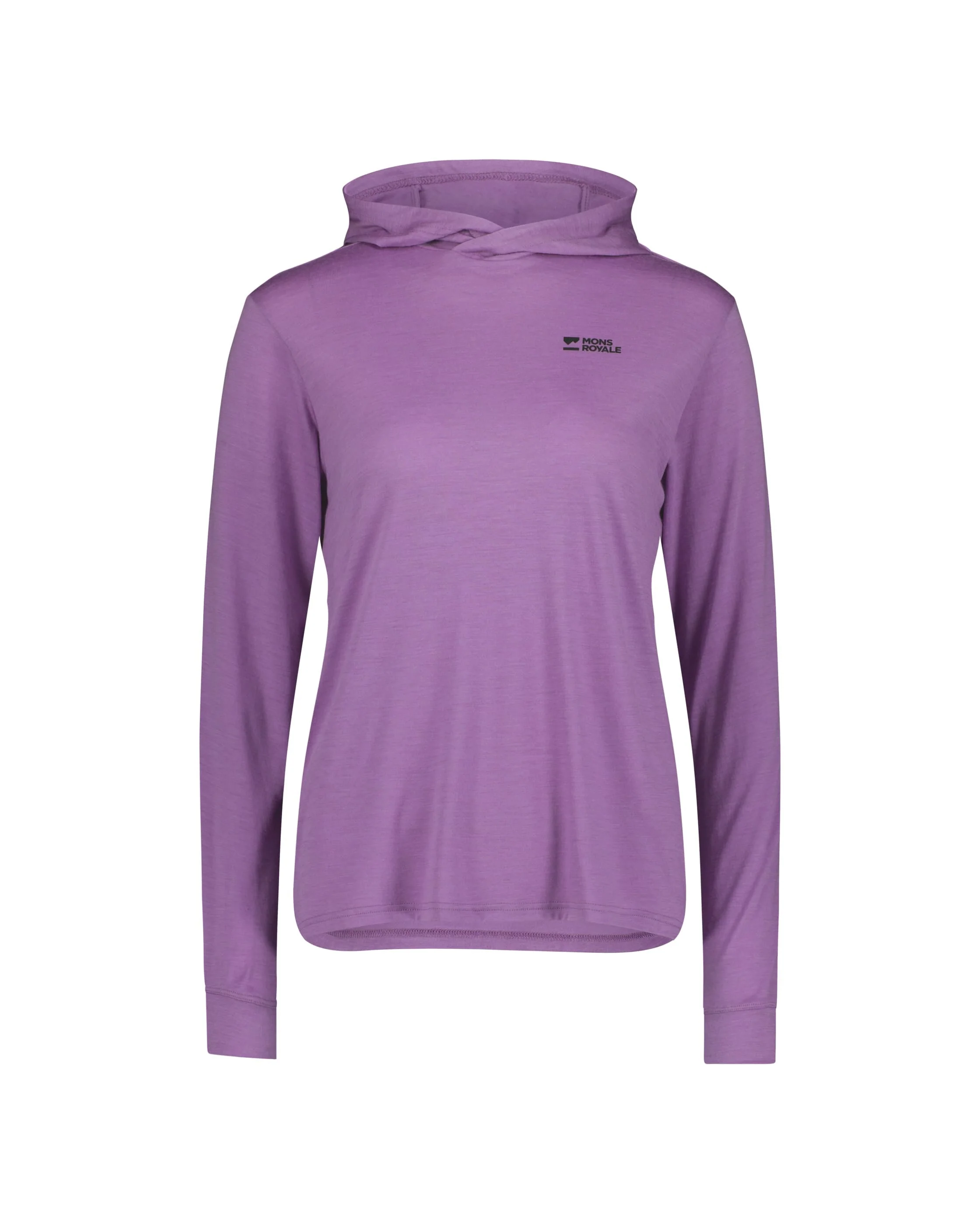 Pivot Merino Long Sleeve Hood - Bloom | Women's Long Sleeve Top - Image 5