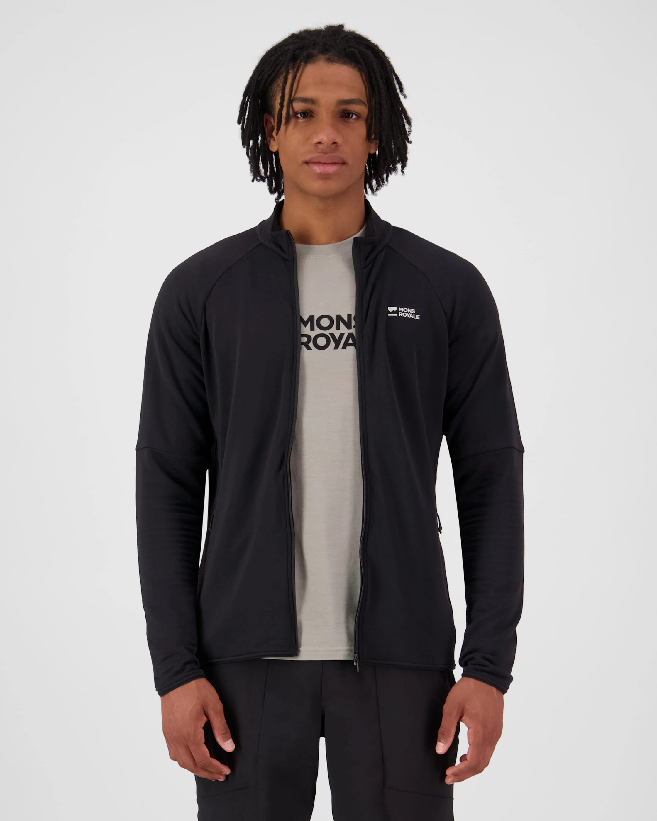 Quad Merino Fleece Jacket - Black | Men's Jacket