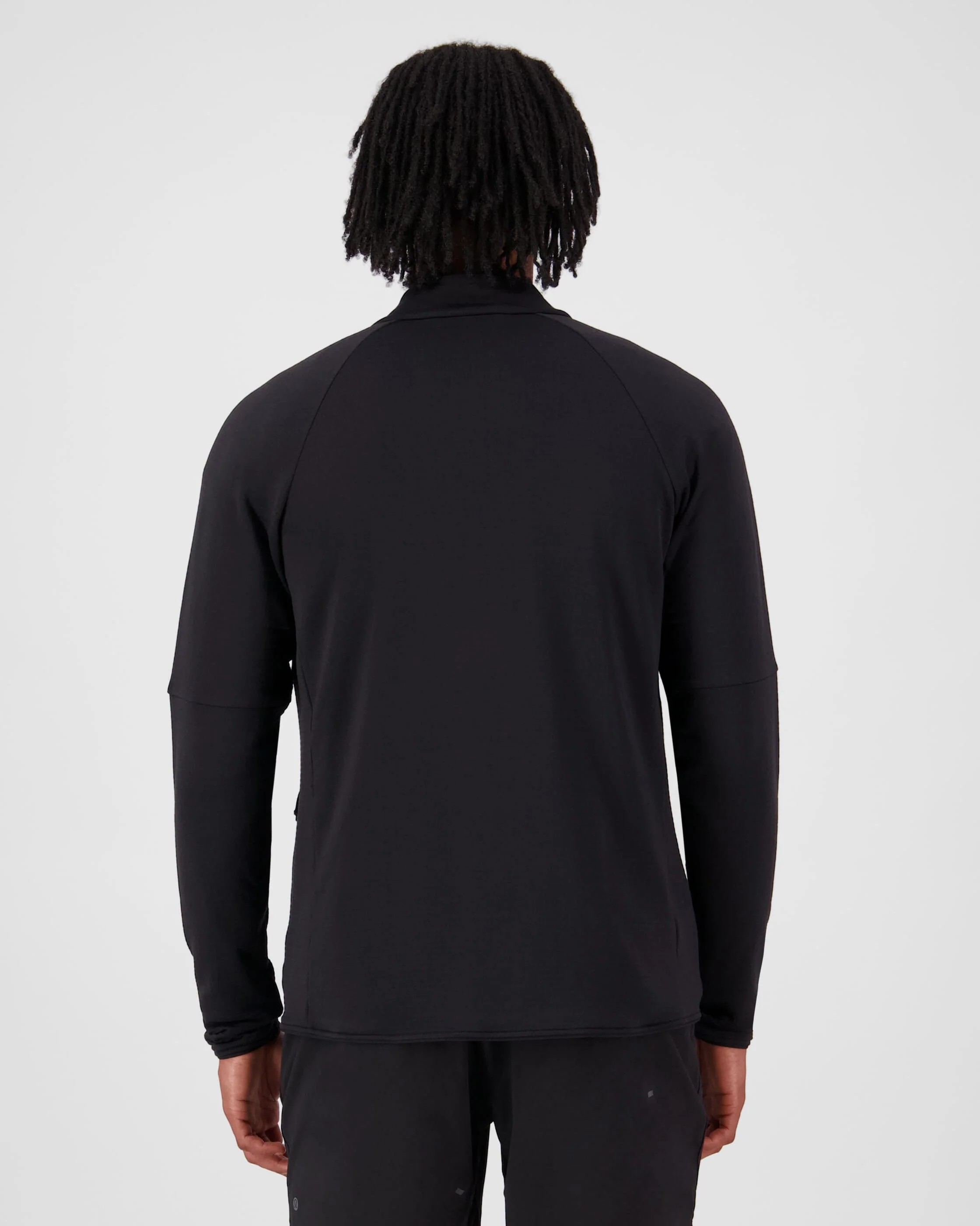 Quad Merino Fleece Jacket - Black | Men's Jacket - Image 2