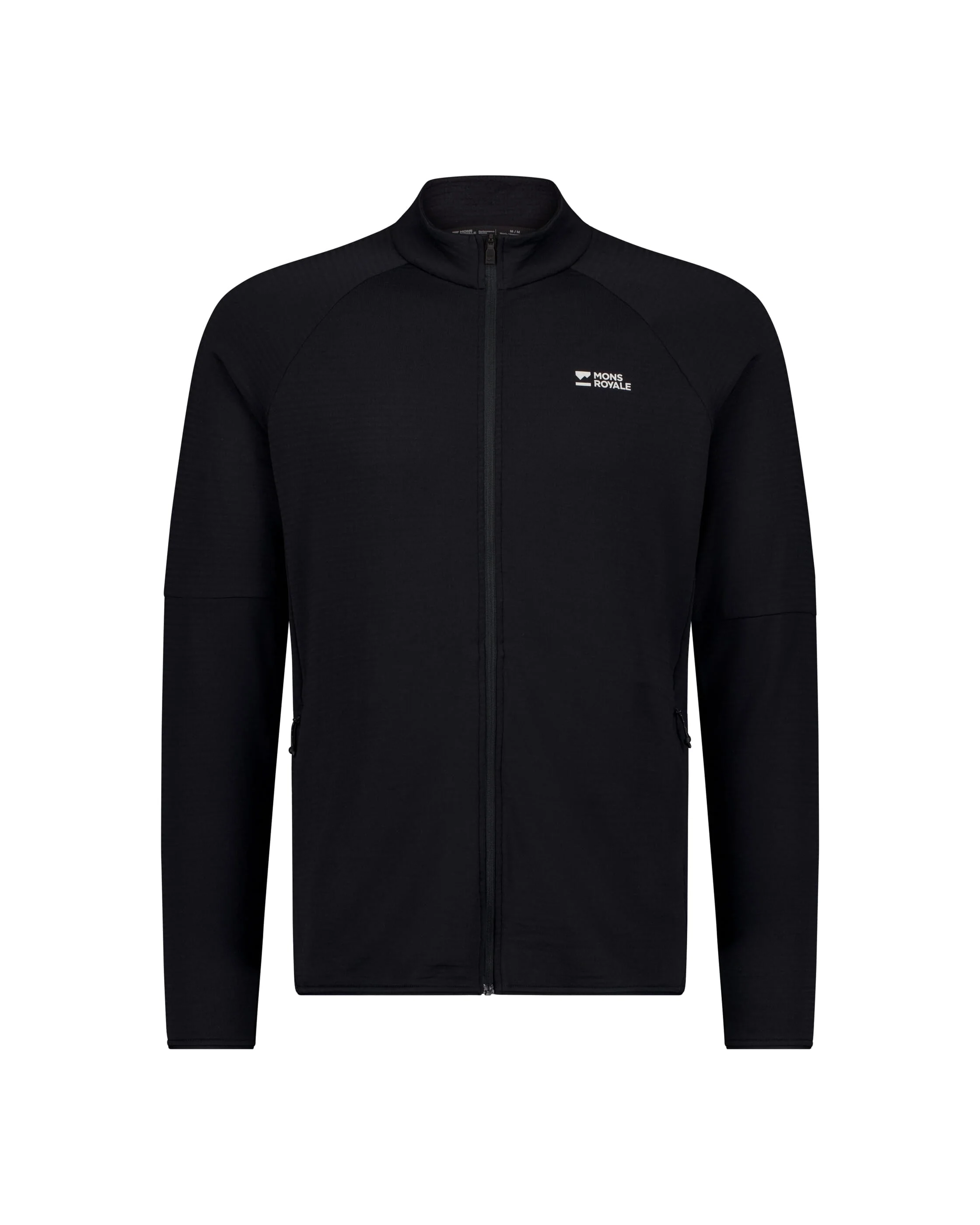 Quad Merino Fleece Jacket - Black | Men's Jacket - Image 4