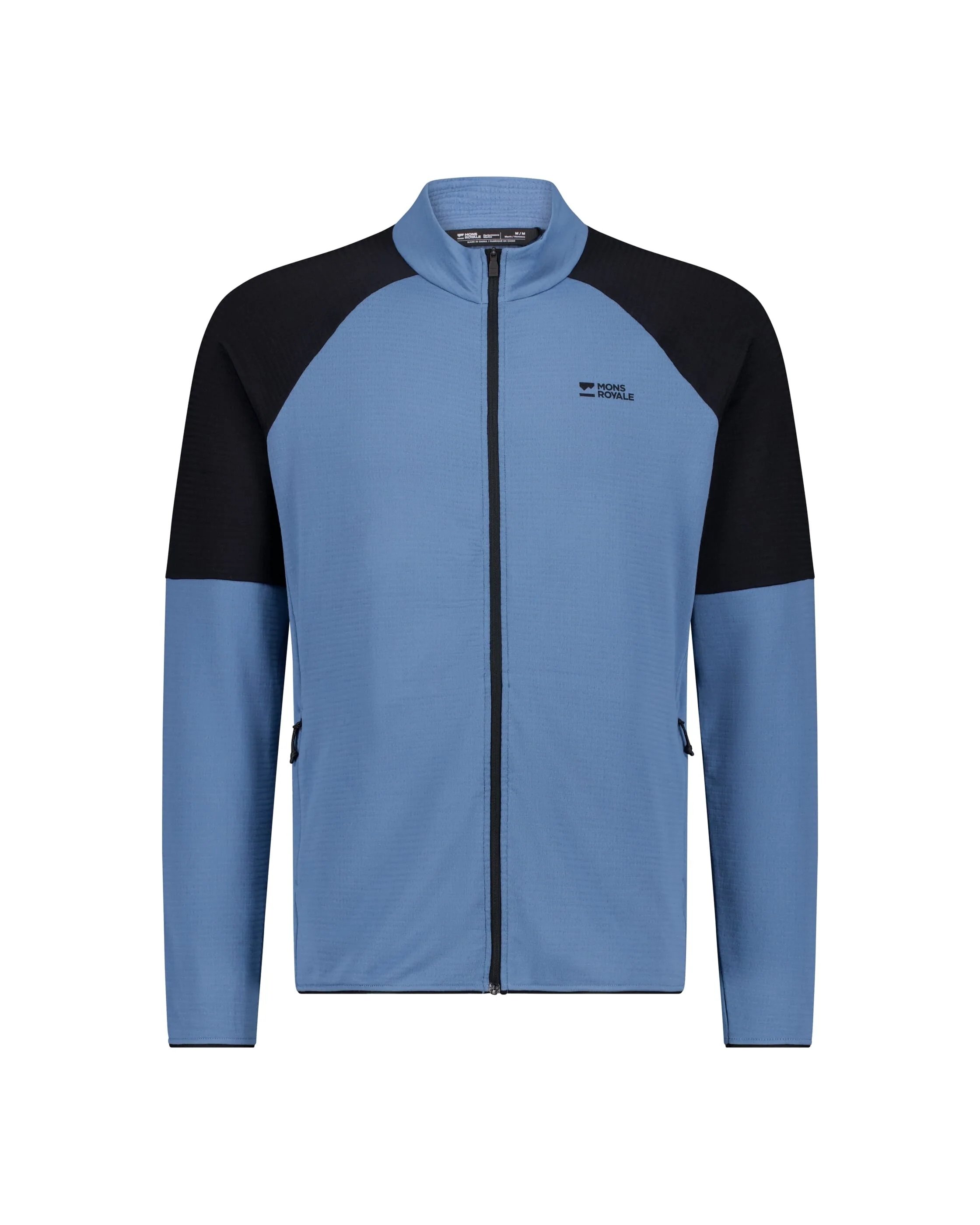 Quad Merino Fleece Jacket - Horizon Blue / Black | Men's Jacket - Image 5